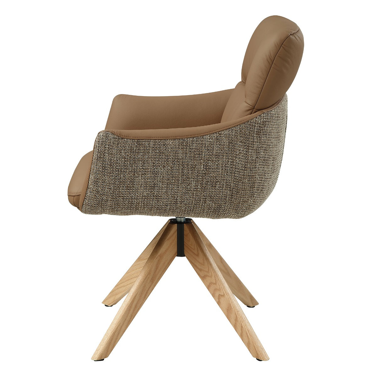 Branson Camel Arm Chair W/Swivel (Set-2)
