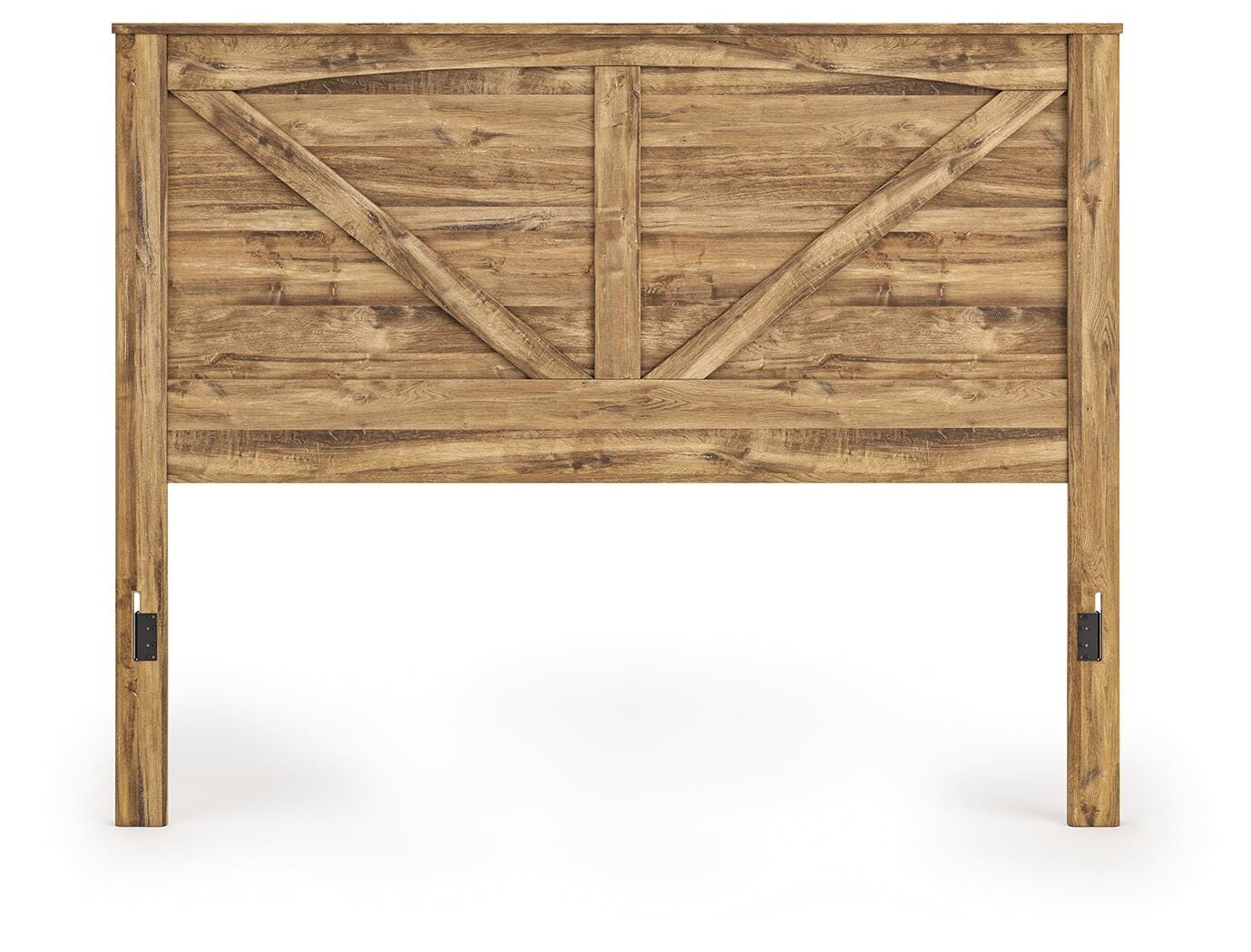 Branstony Brown King Crossbuck Panel Headboard - Ornate Home