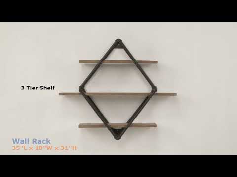 Brantley Oak Wall Shelf - Ornate Home