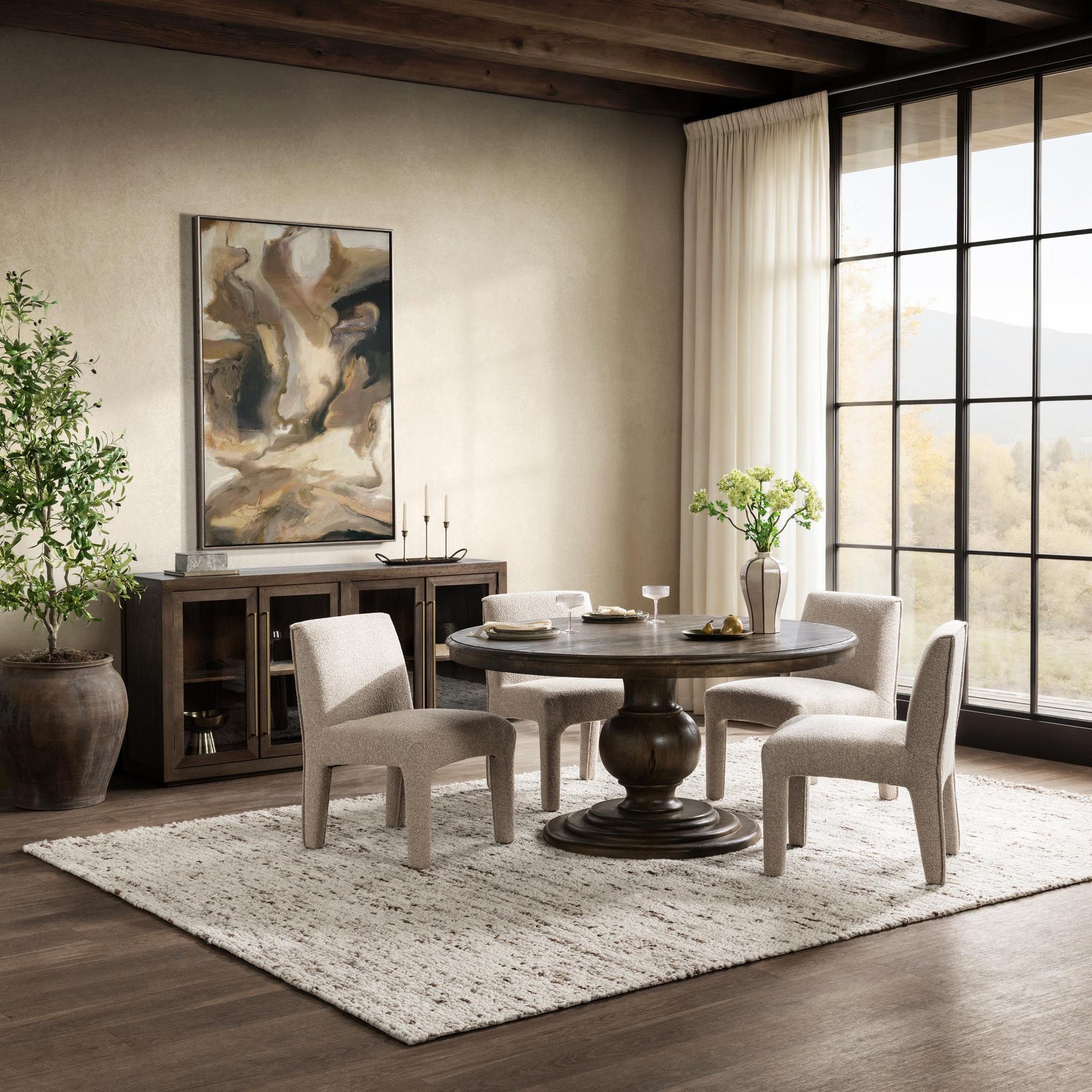 Branzon Sandy Brown Dining Chair - Ornate Home