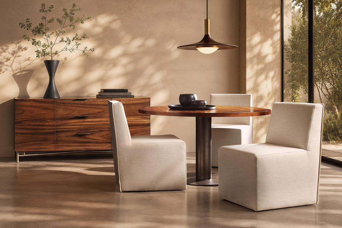 Brasea Tungsten Dining Table - Ornate Home