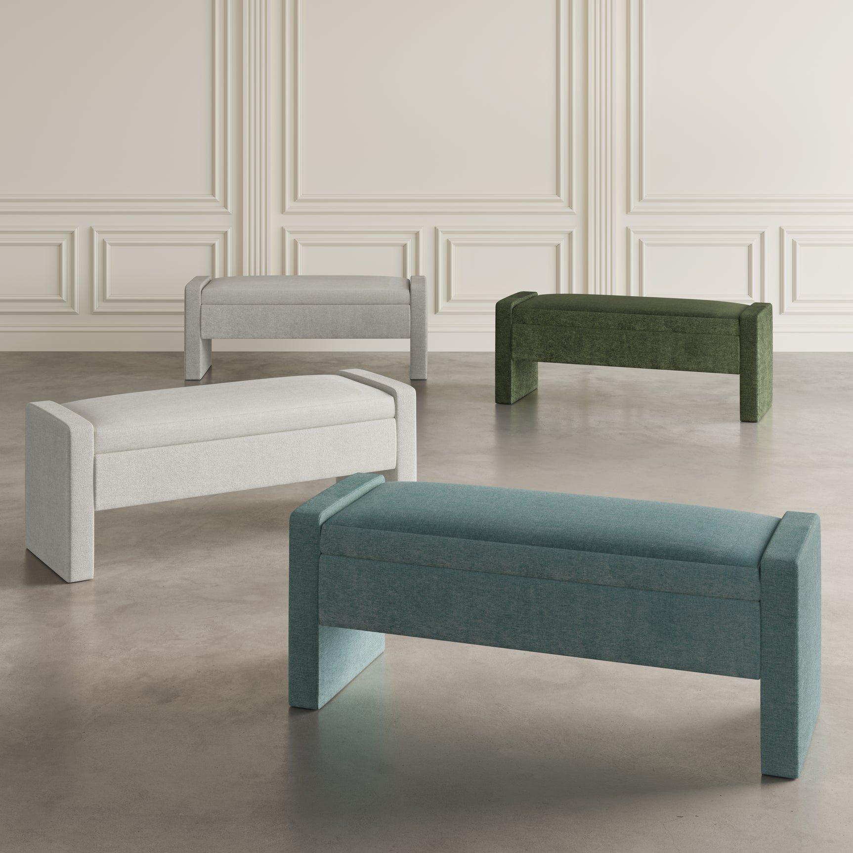 Braun Forest Storage Bench - Ornate Home
