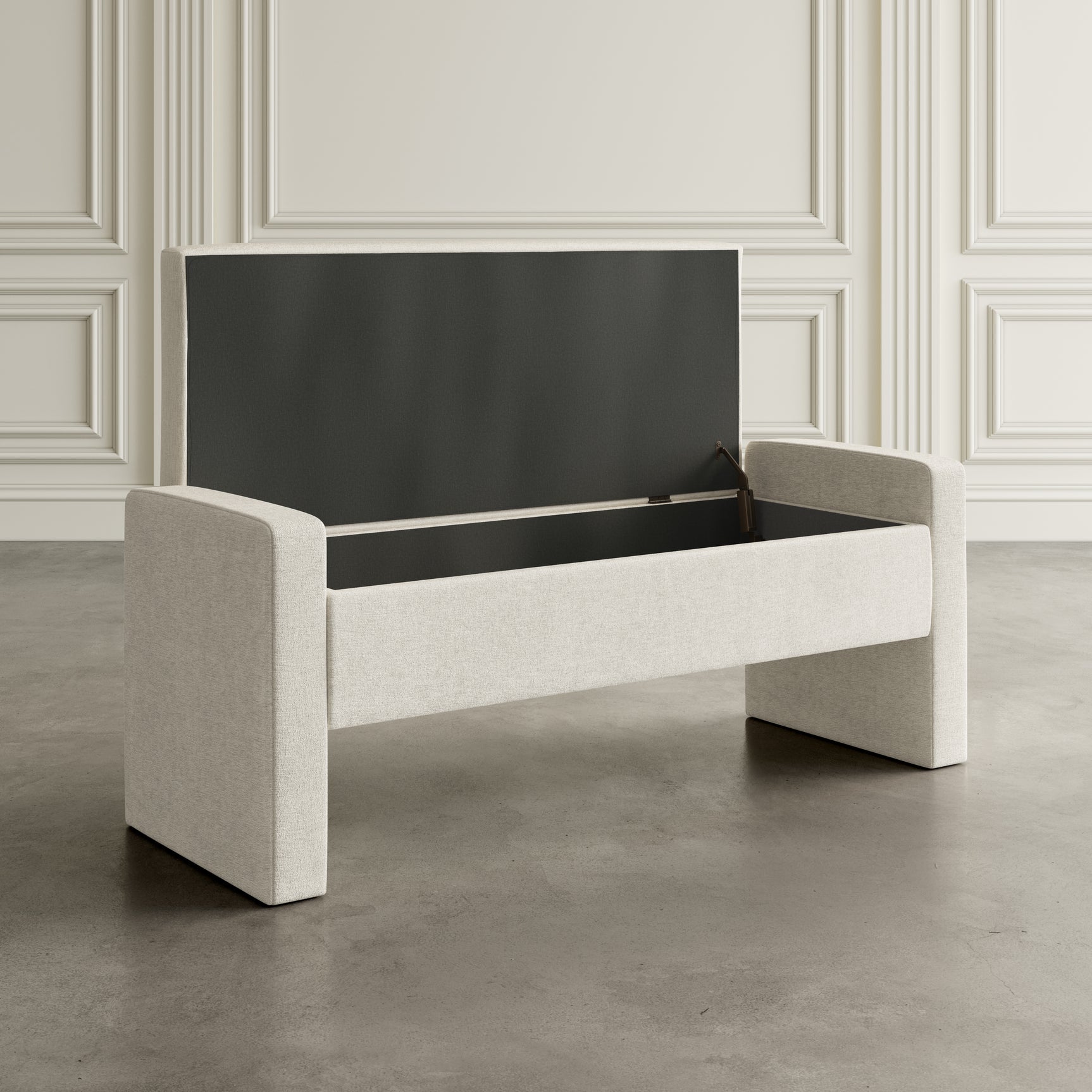 Braun Natural Storage Bench - Ornate Home