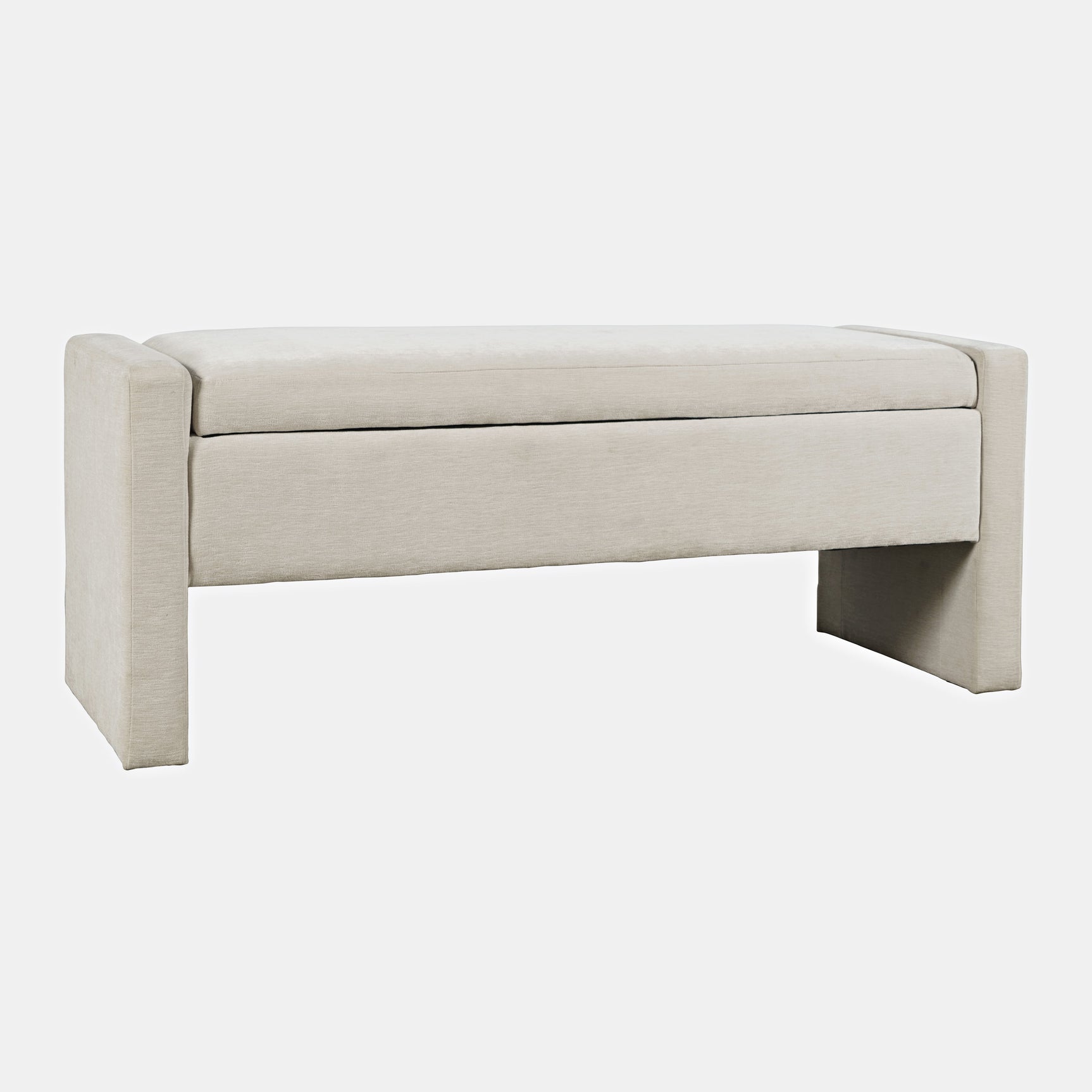 Braun Natural Storage Bench - Ornate Home