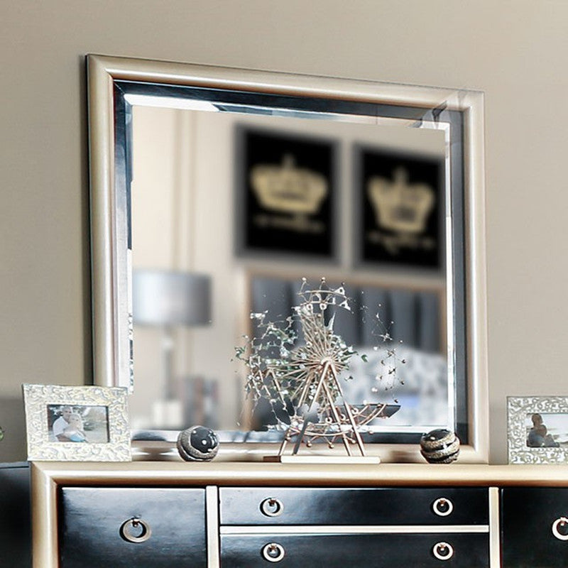 Braunfels Black/Gold Mirror - Ornate Home
