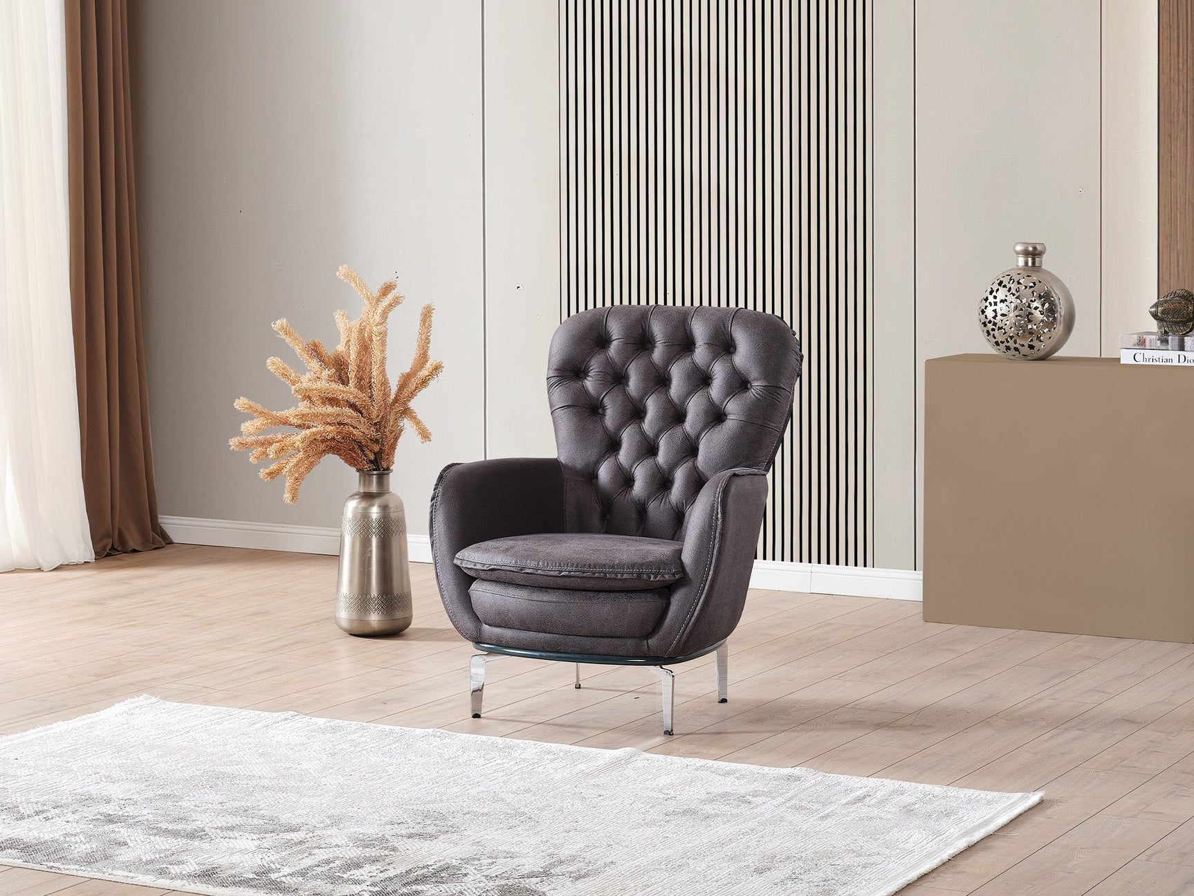Bravo Black 3-pieces (Sofa & Loveseat & Chair) Living Room Set
