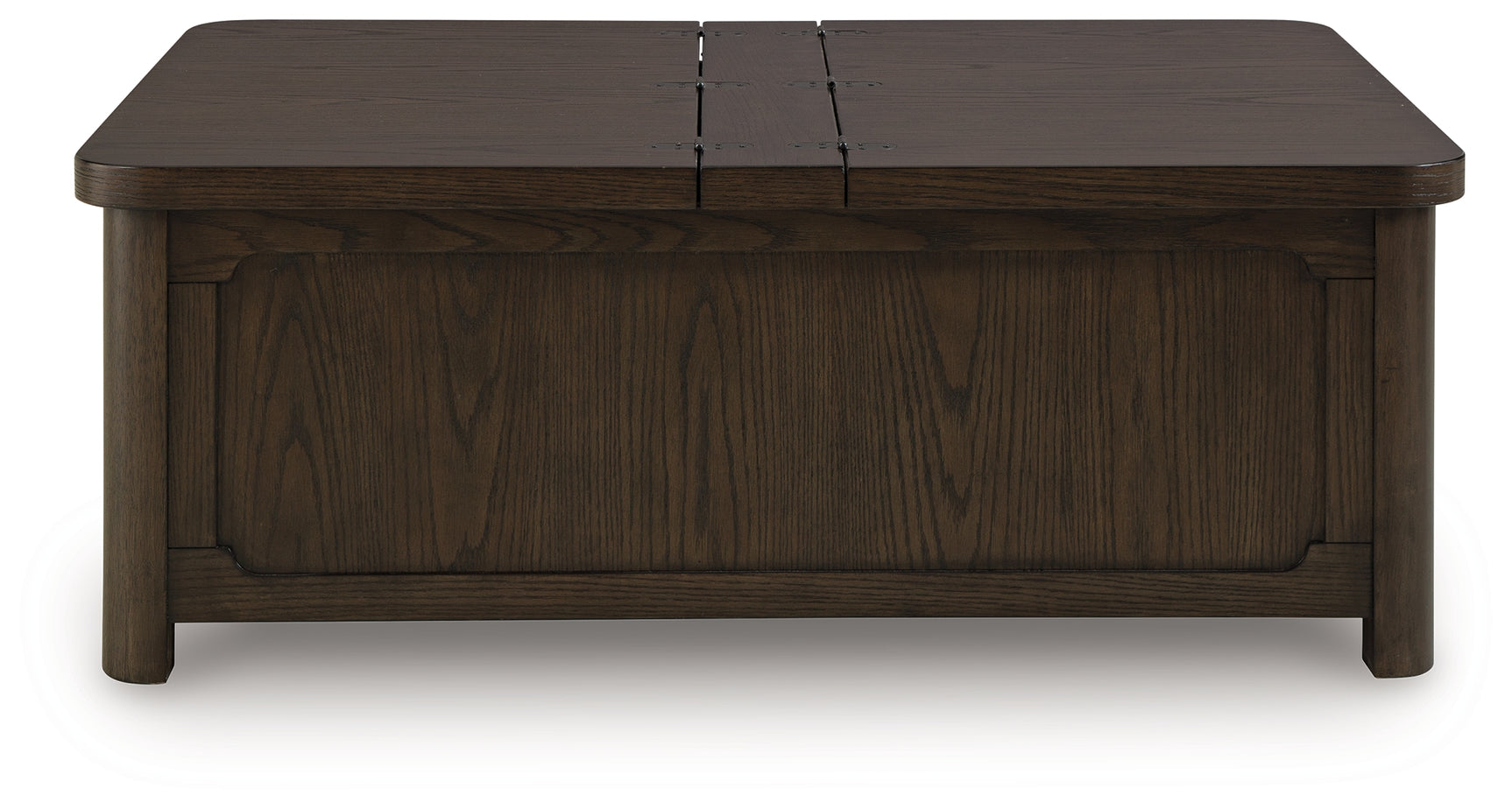 Breckington Dark Brown Cocktail Table with Storage - Ornate Home