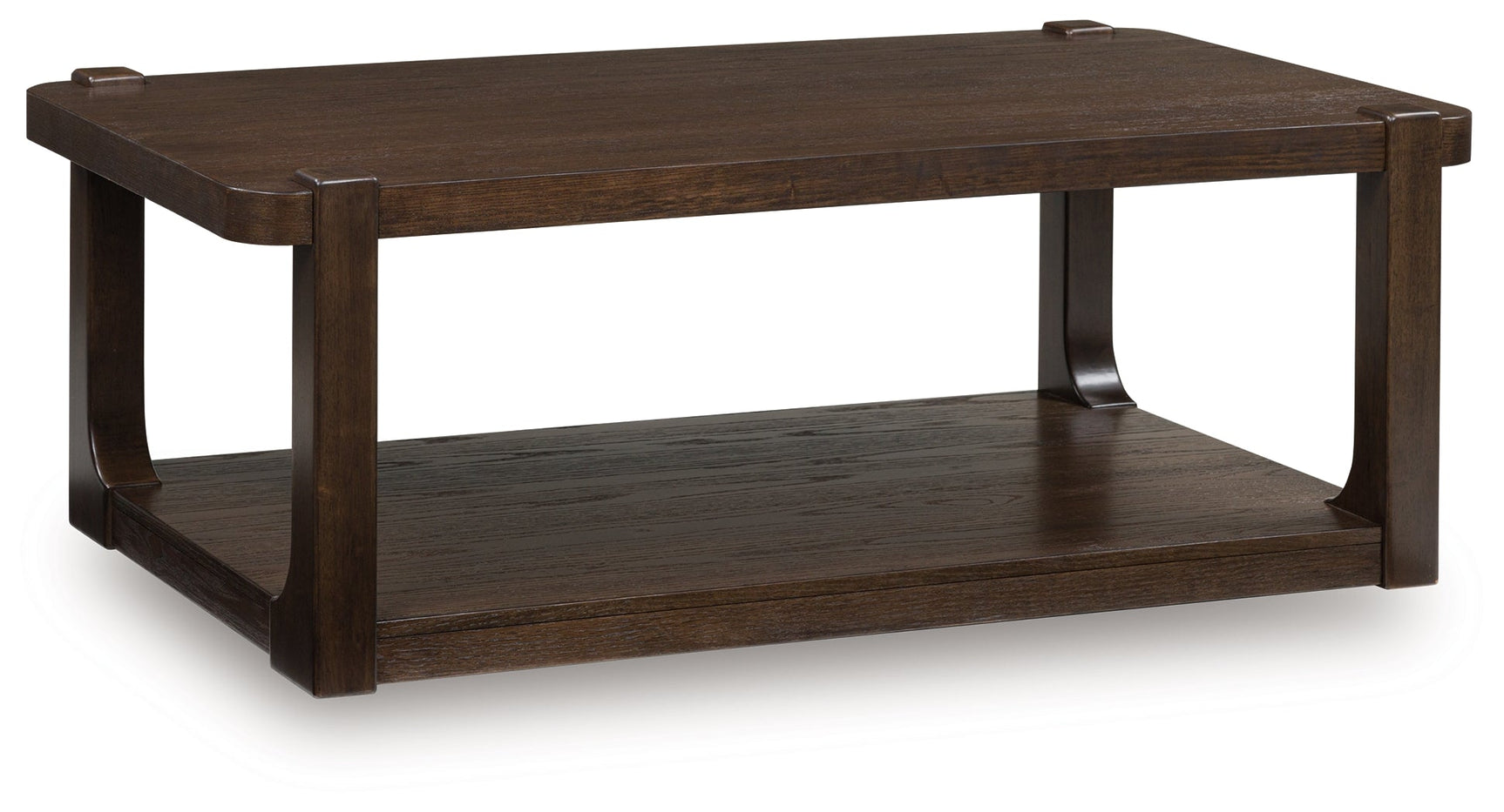 Breckington Dark Brown Rectangular Cocktail Table (Online Special Price) - Ornate Home