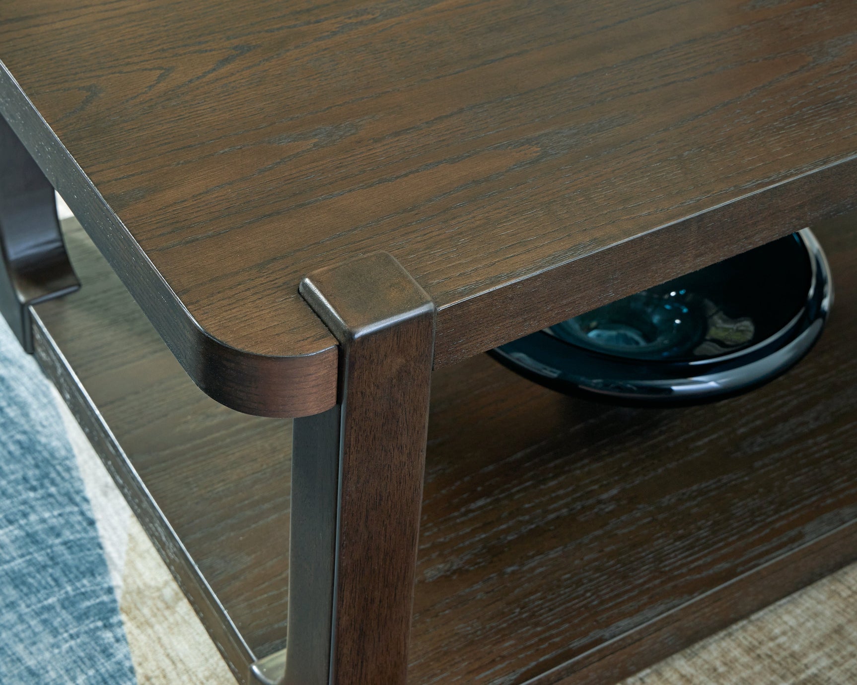Breckington Dark Brown Rectangular Cocktail Table (Online Special Price) - Ornate Home