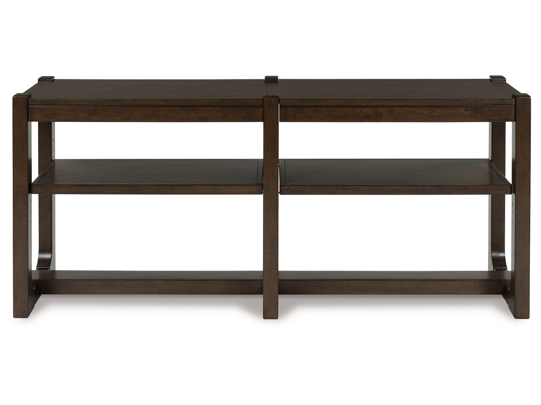 Breckington Dark Brown Sofa Table - Ornate Home