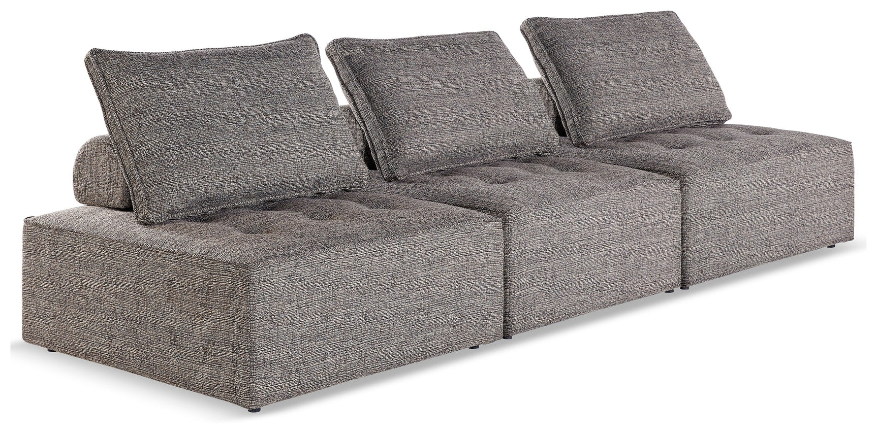 Bree Zee Brown 3-Piece Outdoor Modular Seating - Ornate Home