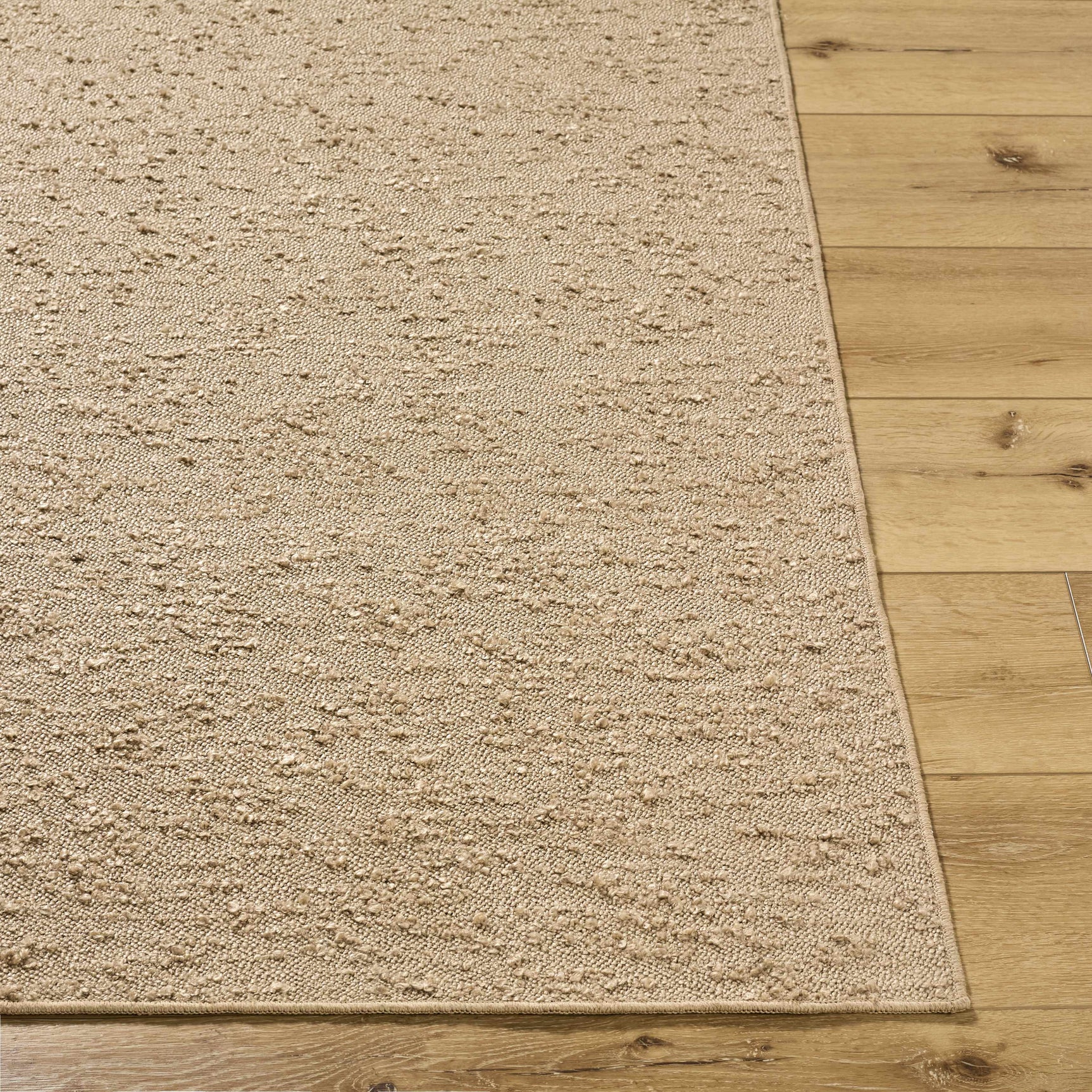 Breena Solid Taupe Washable Area Rug - Ornate Home