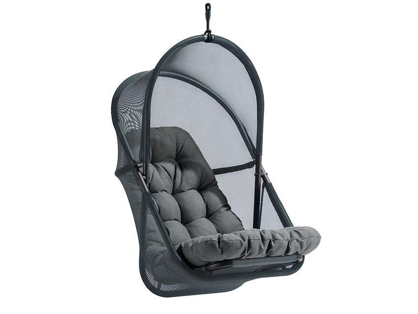 Breeze Dark Gray Outdoor Swing Chair w/Stand - Ornate Home