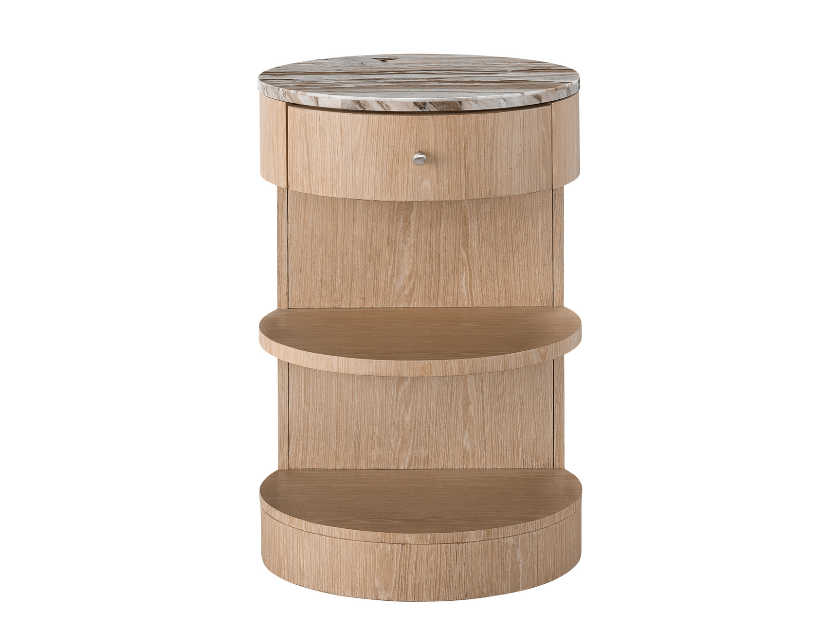 Breeze White Oak Nightstand - Ornate Home