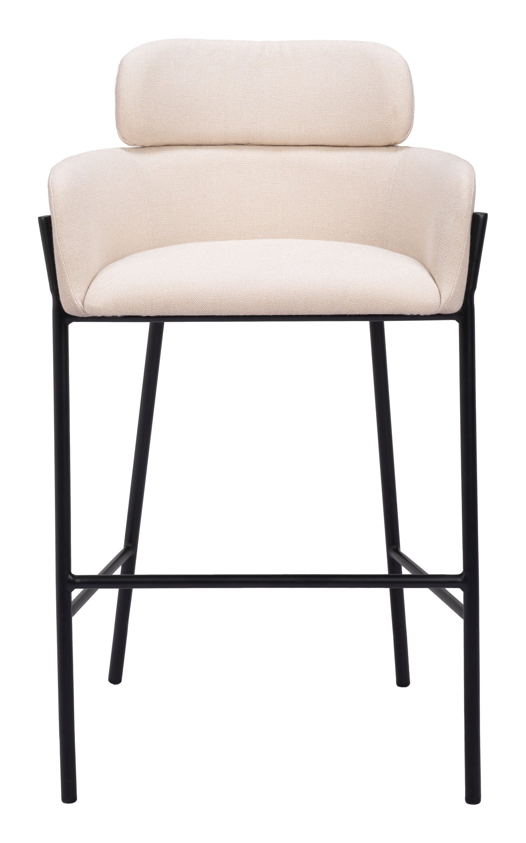 Bremor Beige Barstool - Ornate Home