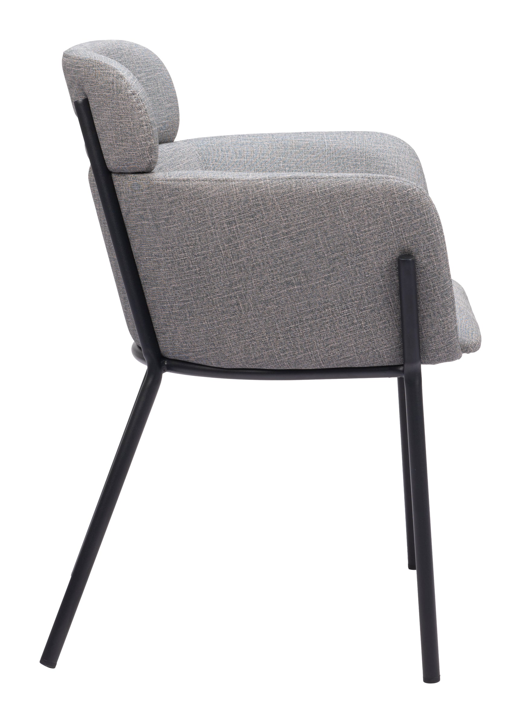Bremor Slate Gray Dining Chair (Set of 2) - Ornate Home