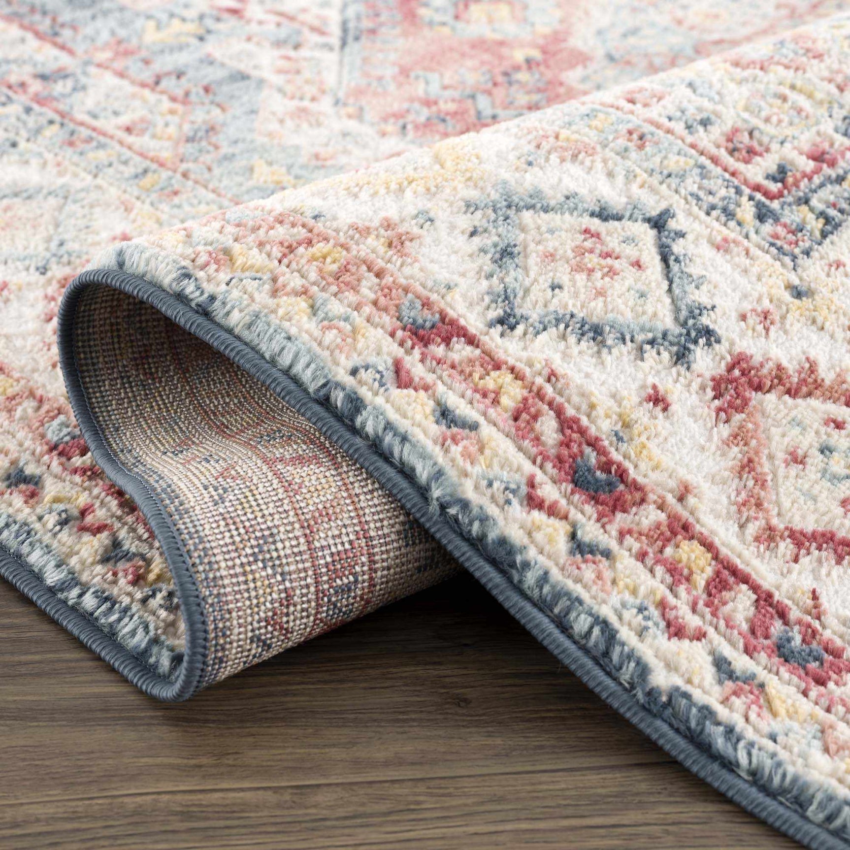 Brend Rust Medallion Area Rug - Clearance - Ornate Home
