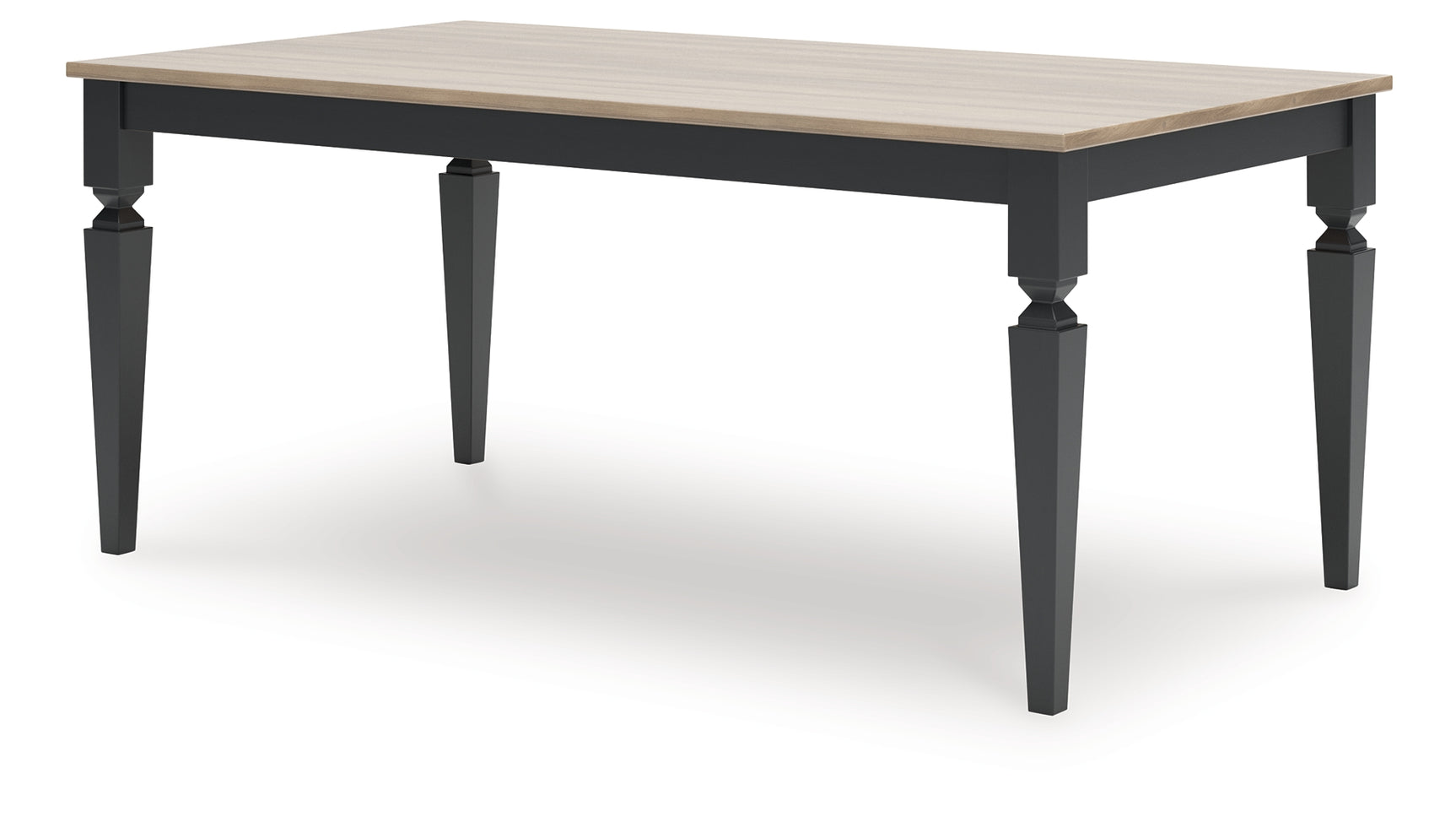 Brenkerton Grayish Brown/Black Rectangular Dining Room Table - Ornate Home