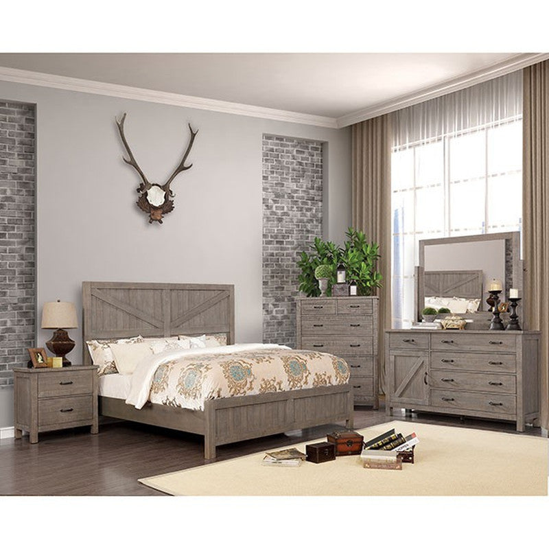 Brenna Gray Mirror - Ornate Home
