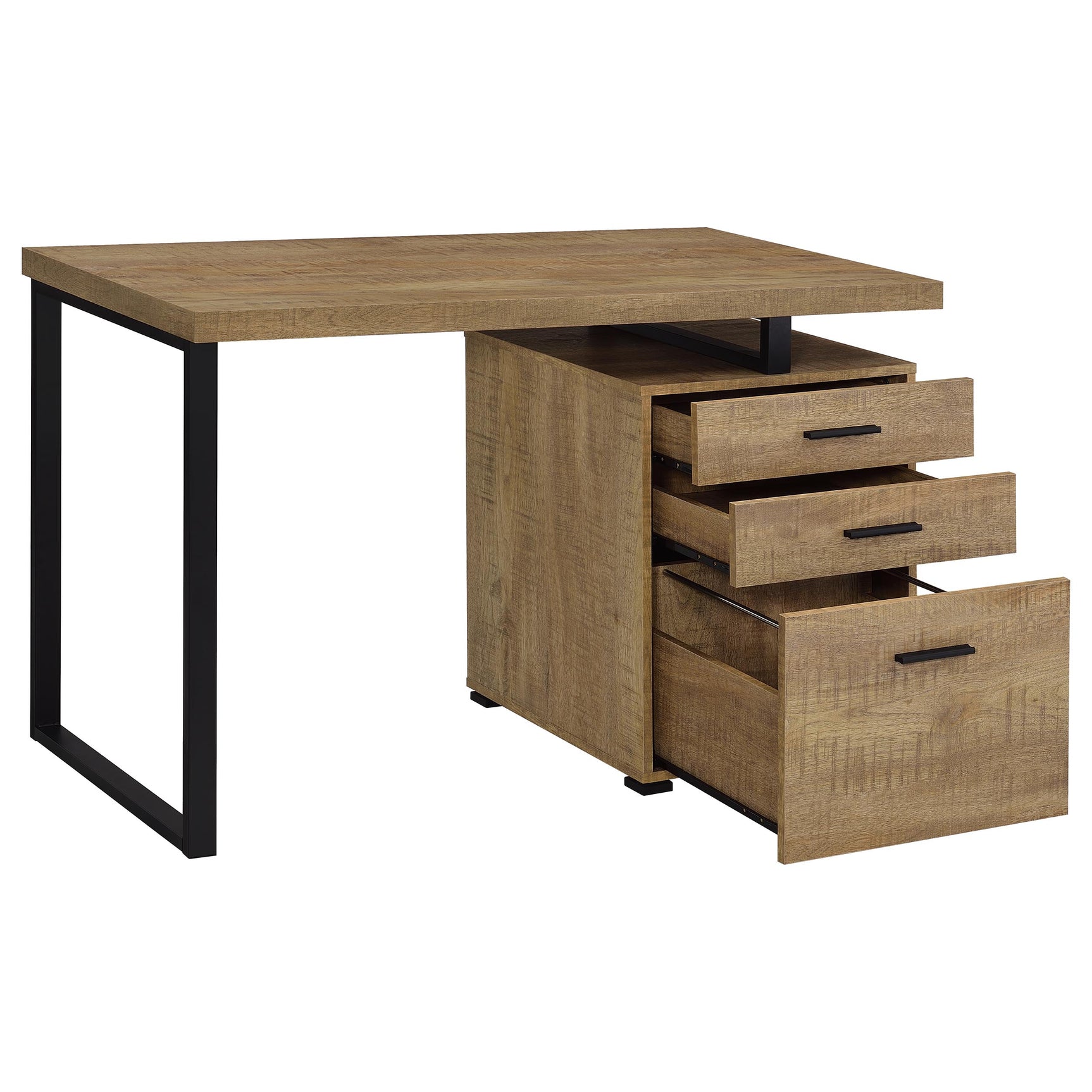 Brennan Mango 47-inch 3-drawer Office Computer Desk - Ornate Home