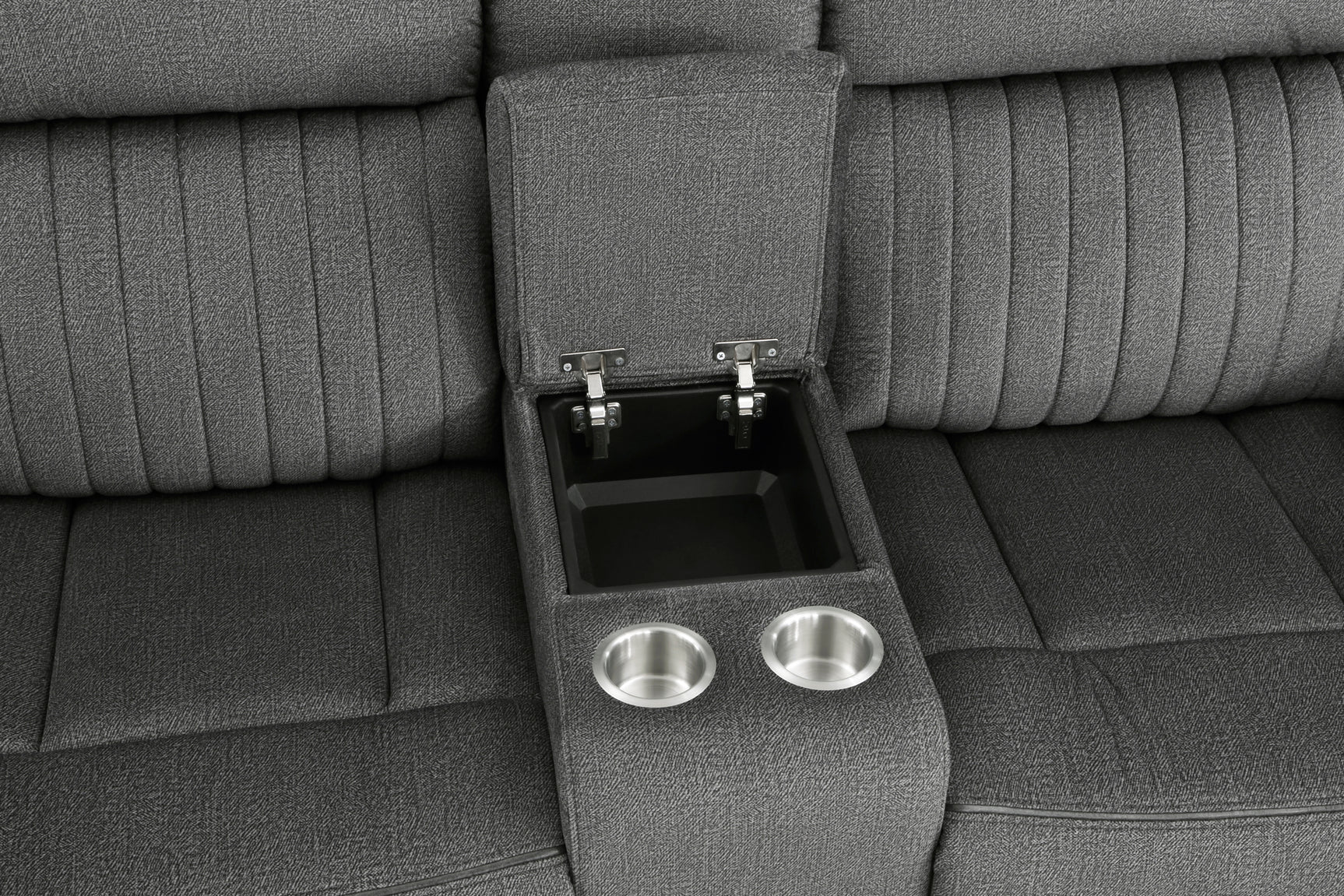 Brennen Charcoal Power Reclining Sofa and Loveseat - Ornate Home