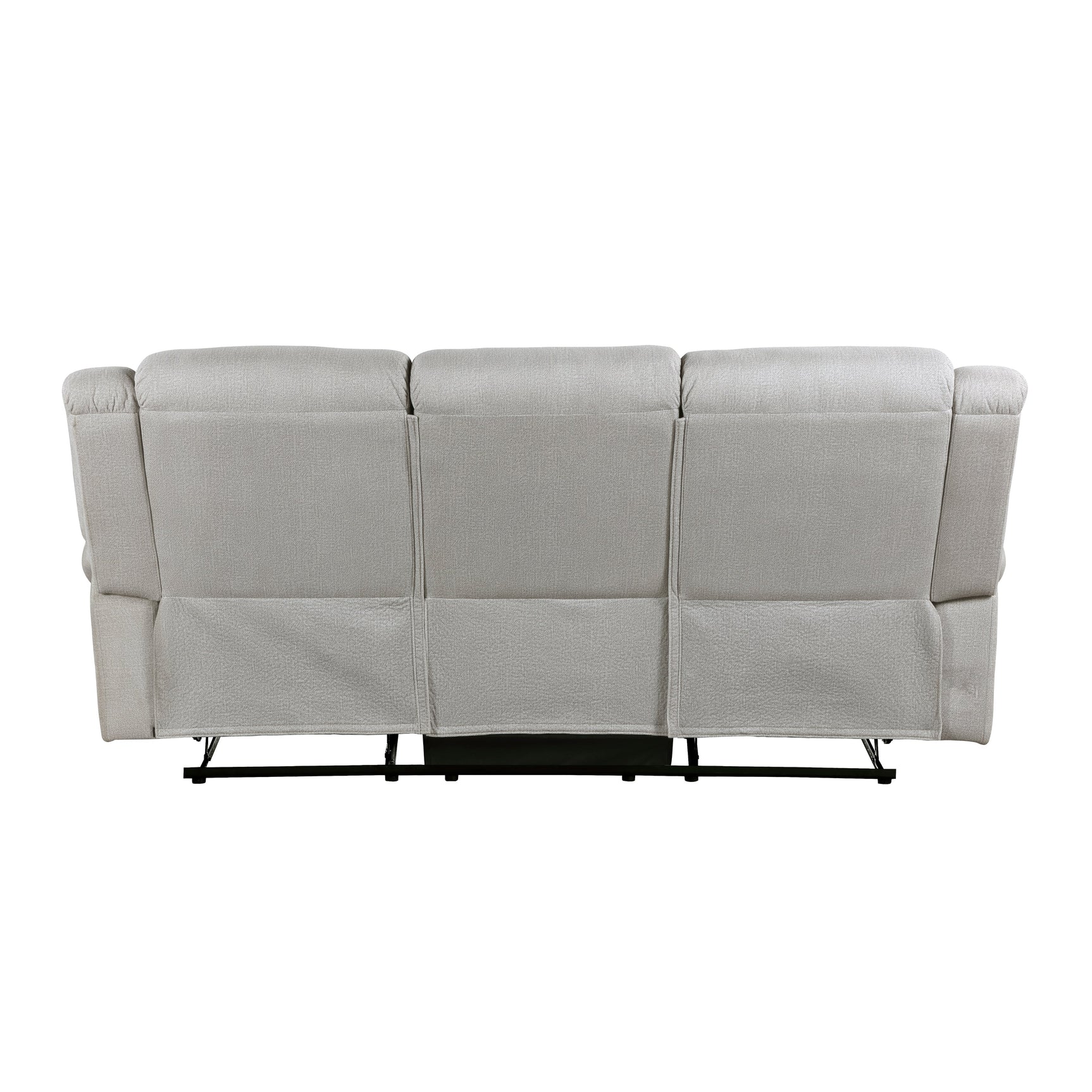 Brennen Mist Gray Double Reclining Sofa - Ornate Home