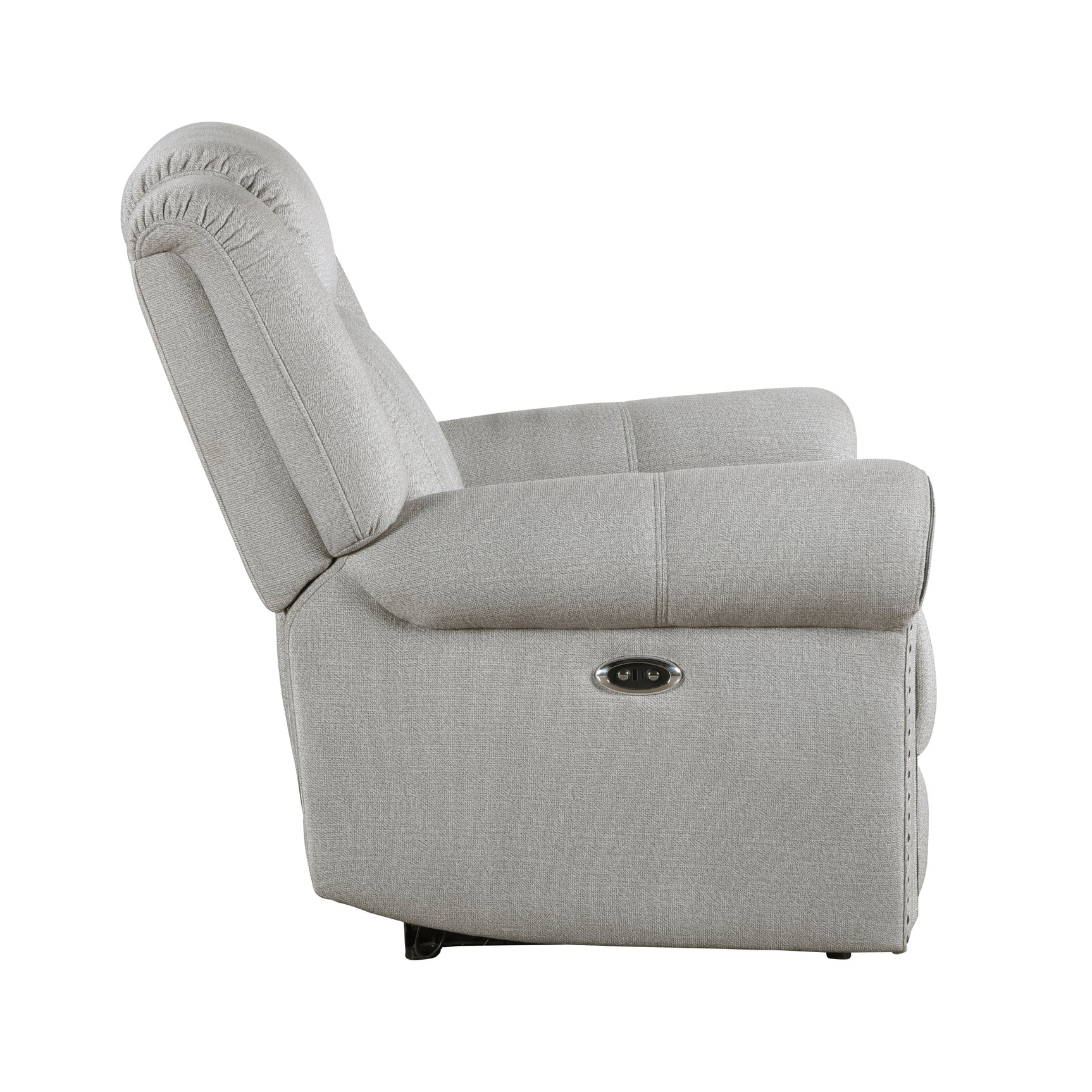 Brennen Mist Gray Power Reclining Chair - Ornate Home