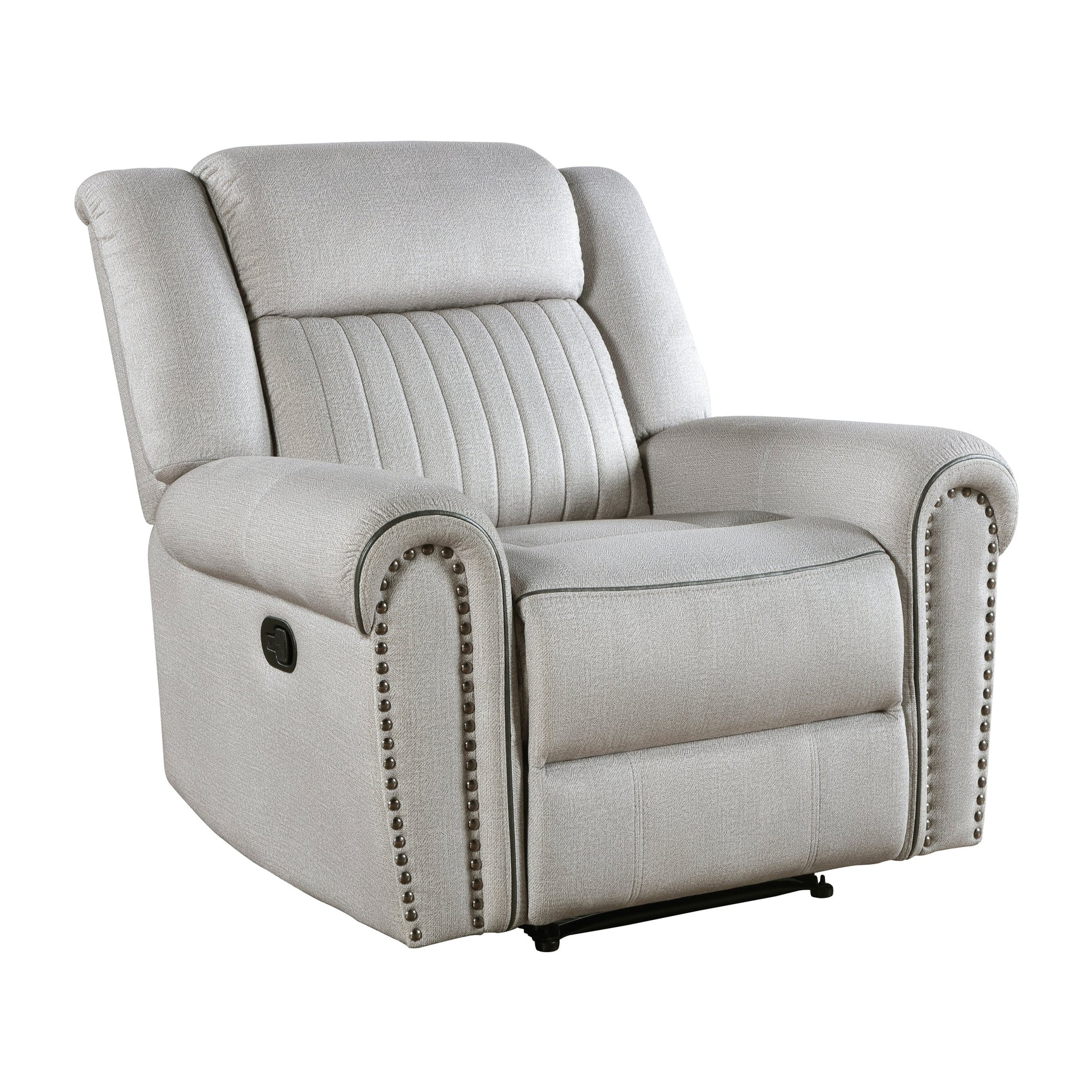Brennen Mist Gray Reclining Chair - Ornate Home