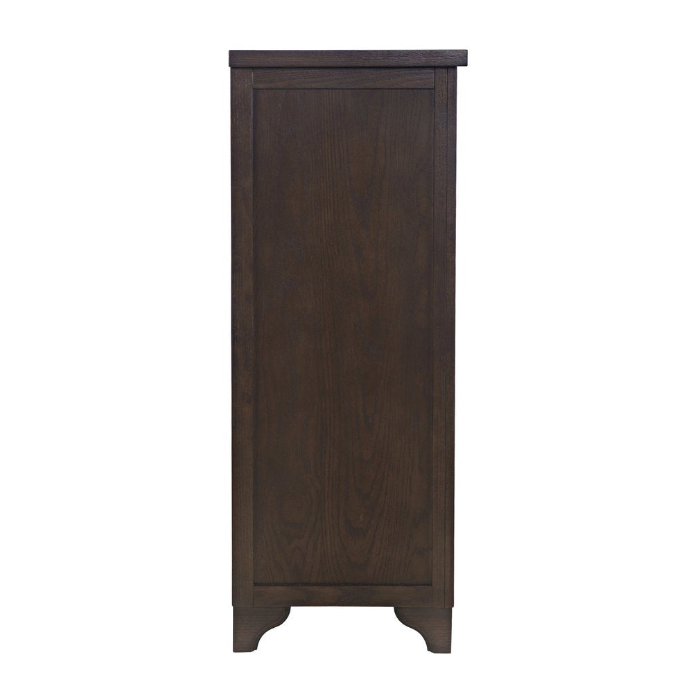 Brentwood Arbor Oak 6 Drawer Chest - Ornate Home
