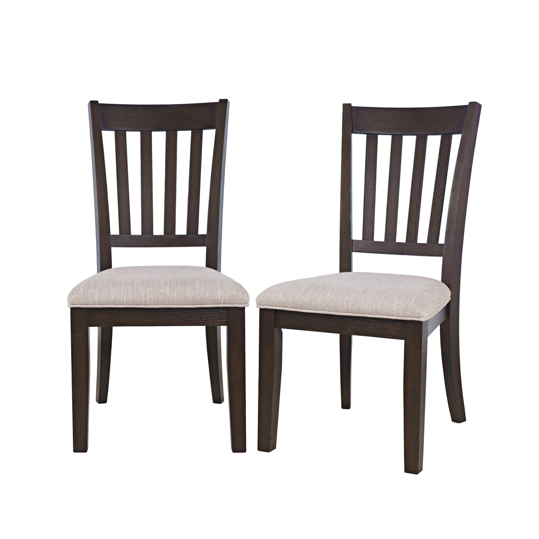 Brentwood Arbor Oak Slatback Chair (Set of 2) - Ornate Home