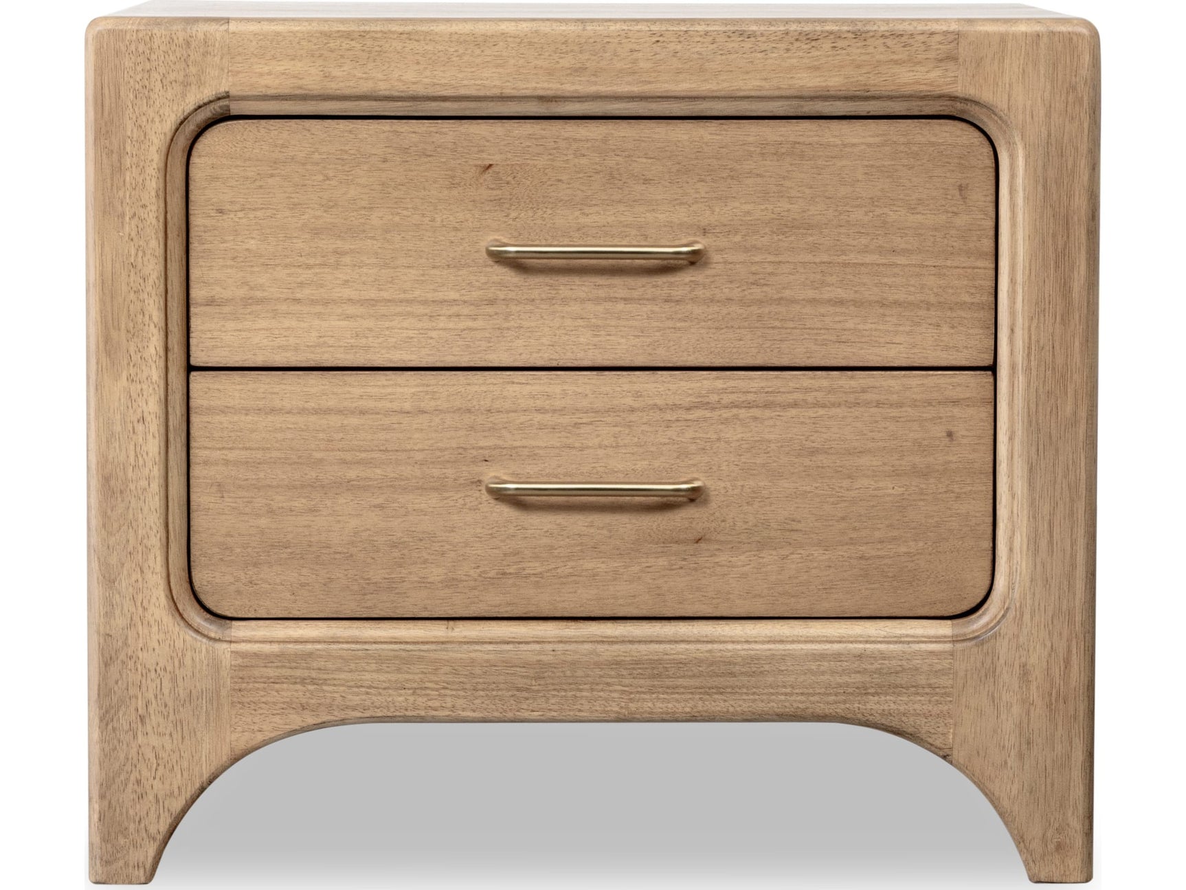 Brentwood Brioche Two Drawer Nightstand w/CM - Ornate Home