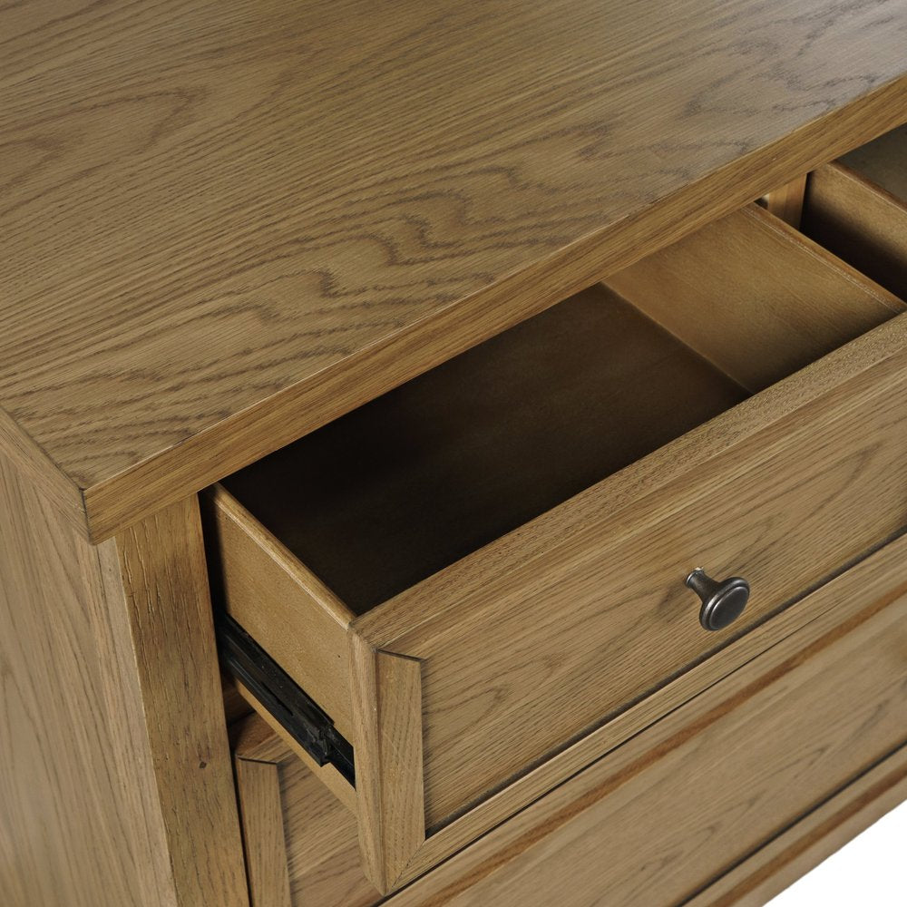 Brentwood Cascade Oak 7 Drawer Dresser - Ornate Home