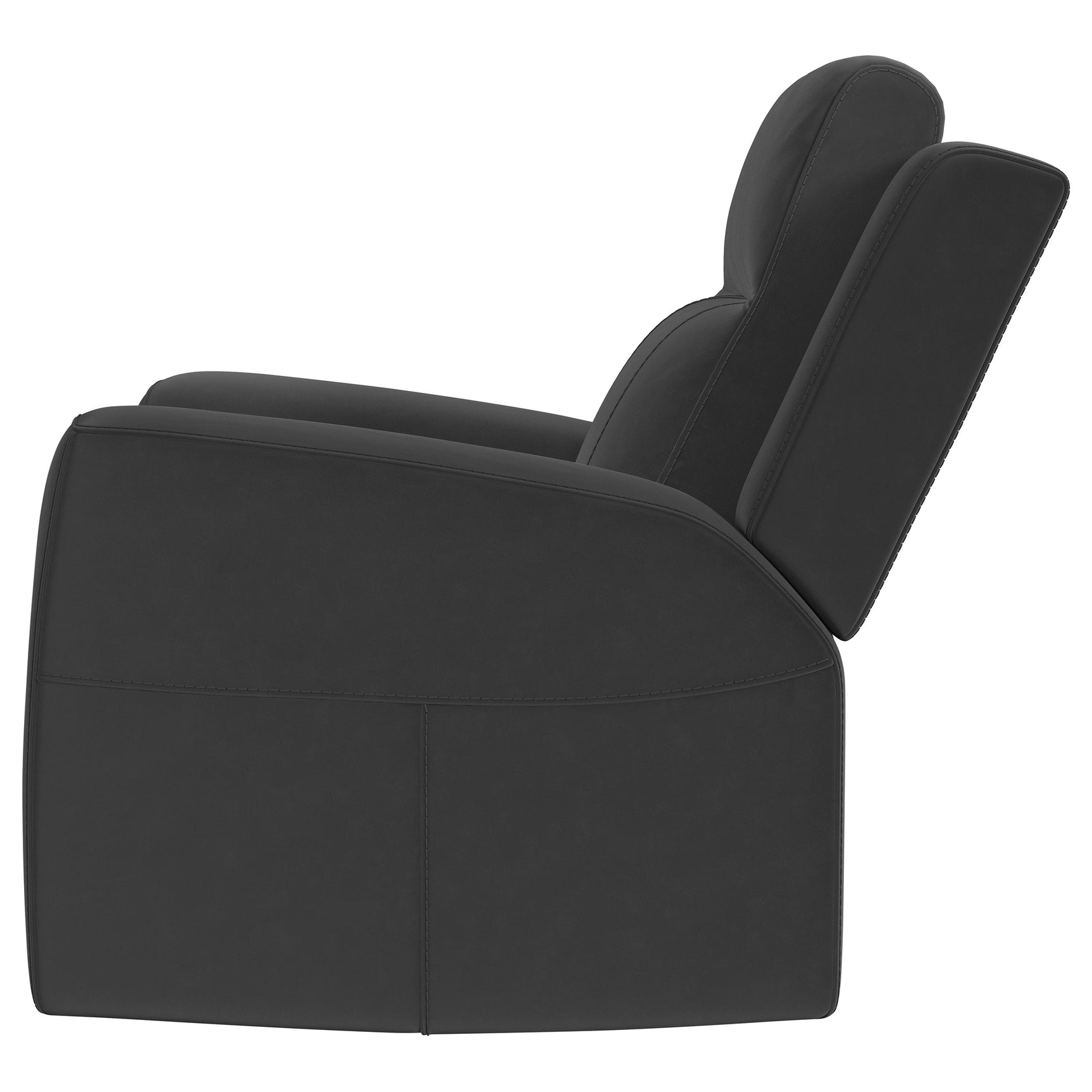 Brentwood Dark Charcoal Rocker Recliner - Ornate Home