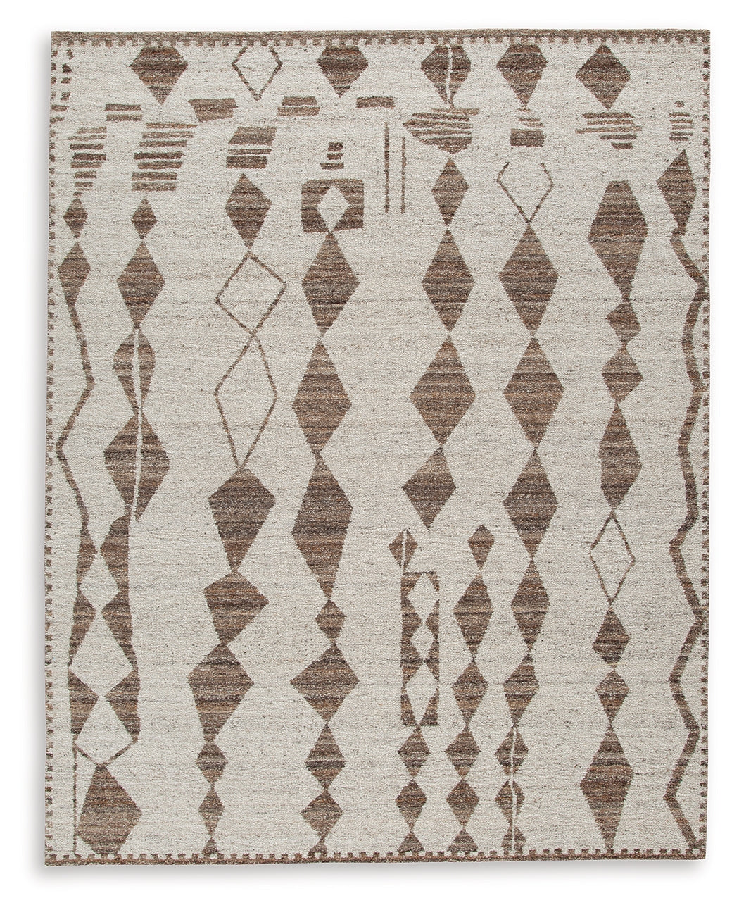 Brettler Beige/Brown Large Rug - Ornate Home