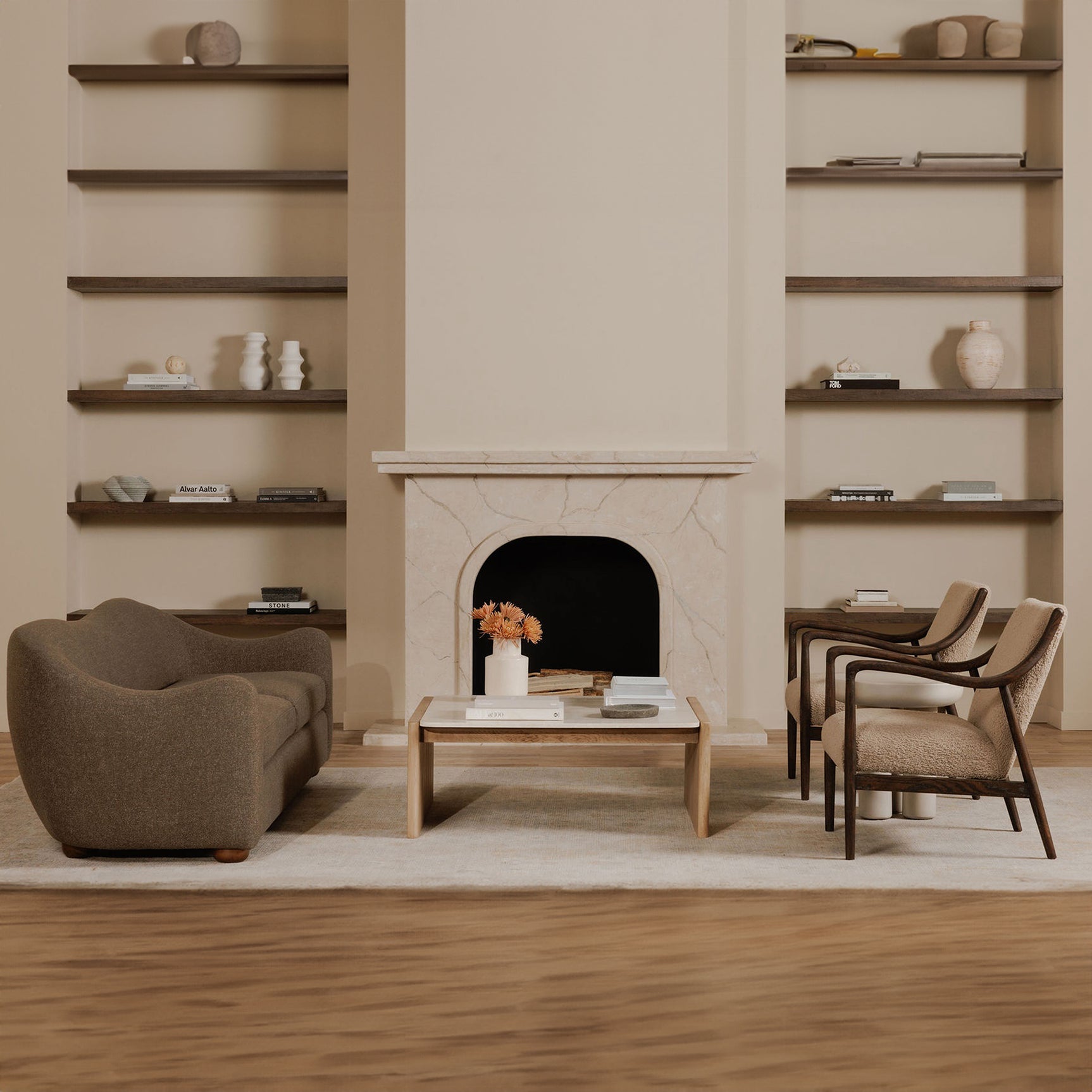 Bria Brown Sofa - Ornate Home