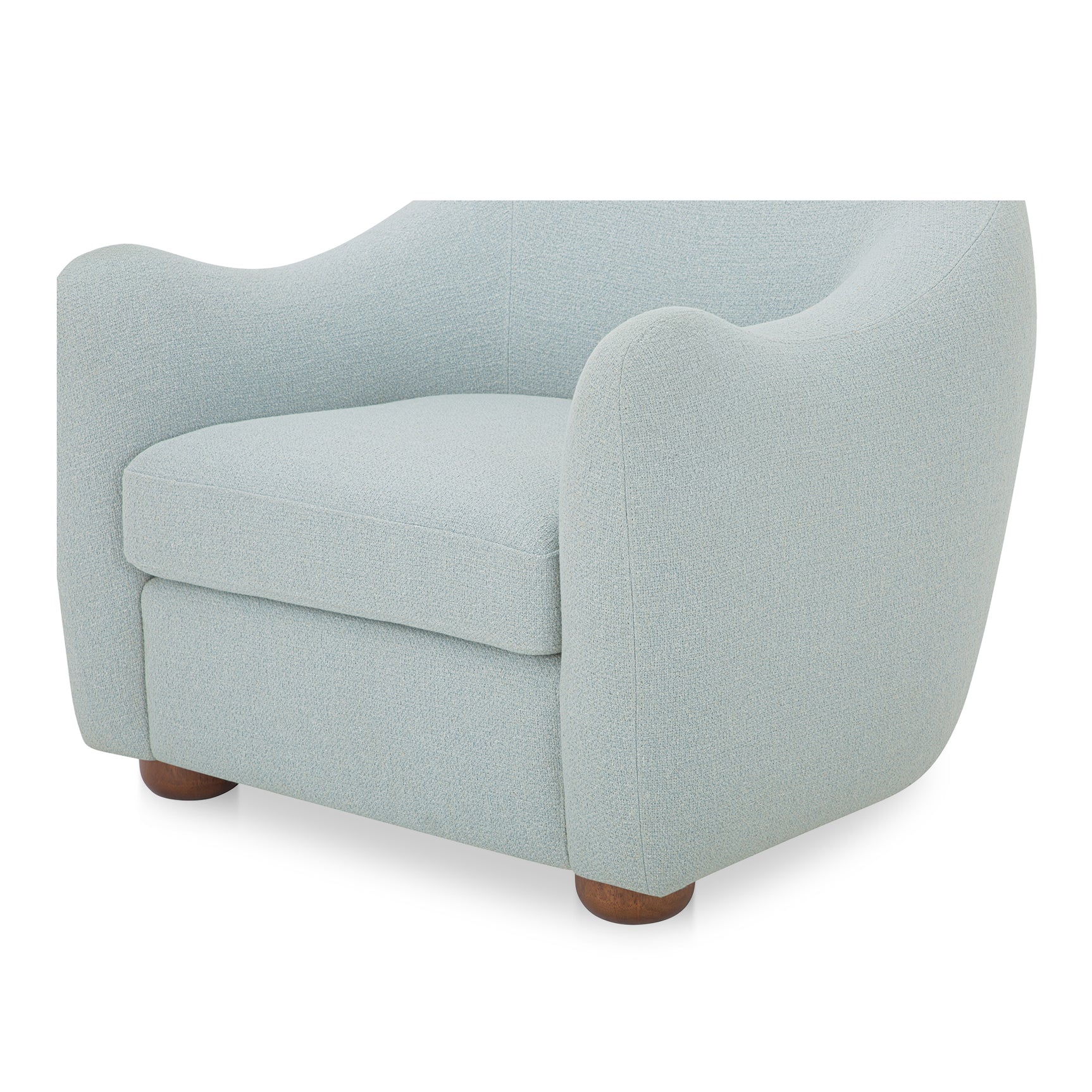 Bria Light Blue Accent Chair - Ornate Home