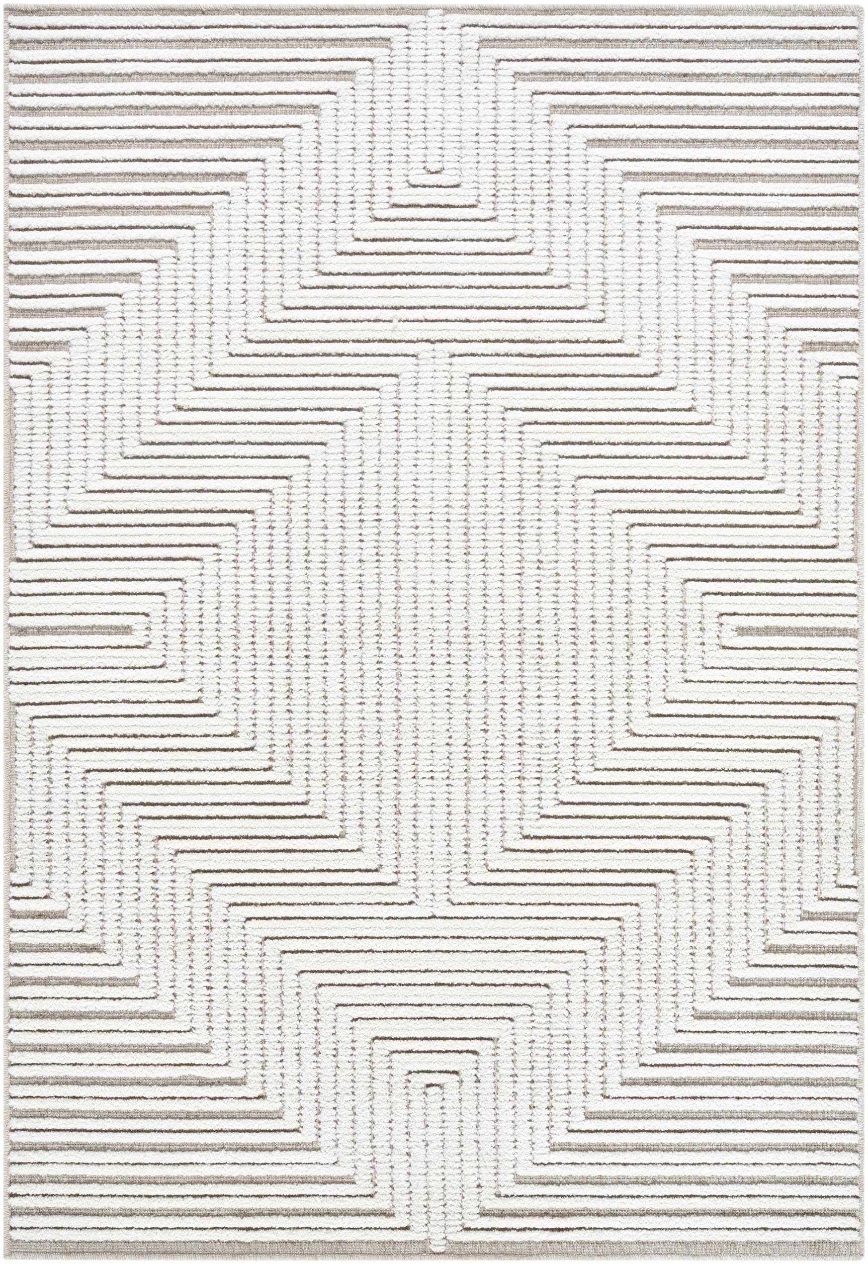 Briana Beige Washable Area Rug - Ornate Home
