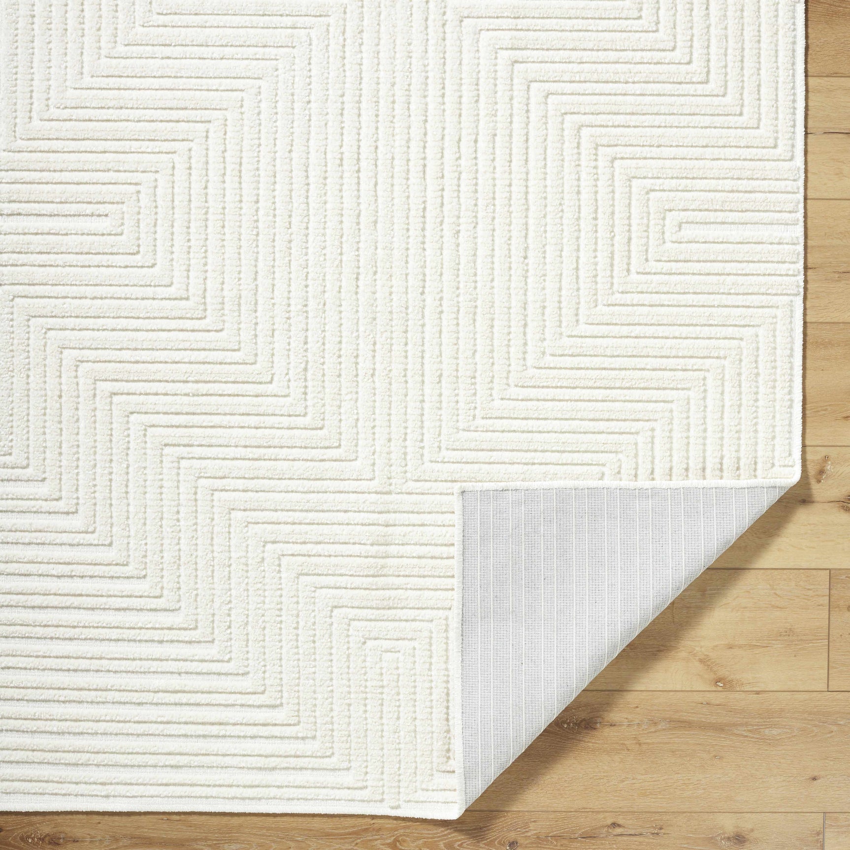 Briana Off-White Washable Area Rug - Ornate Home