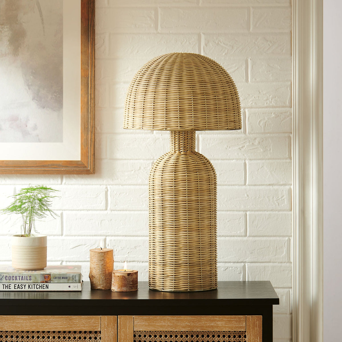 Briar Natural Rattan Table Lamp - Ornate Home
