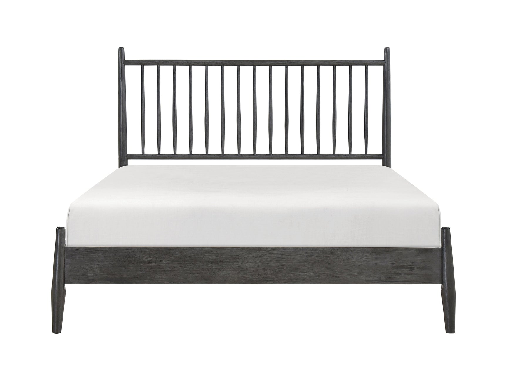 Brickell Gray Queen Platform Bed - Ornate Home