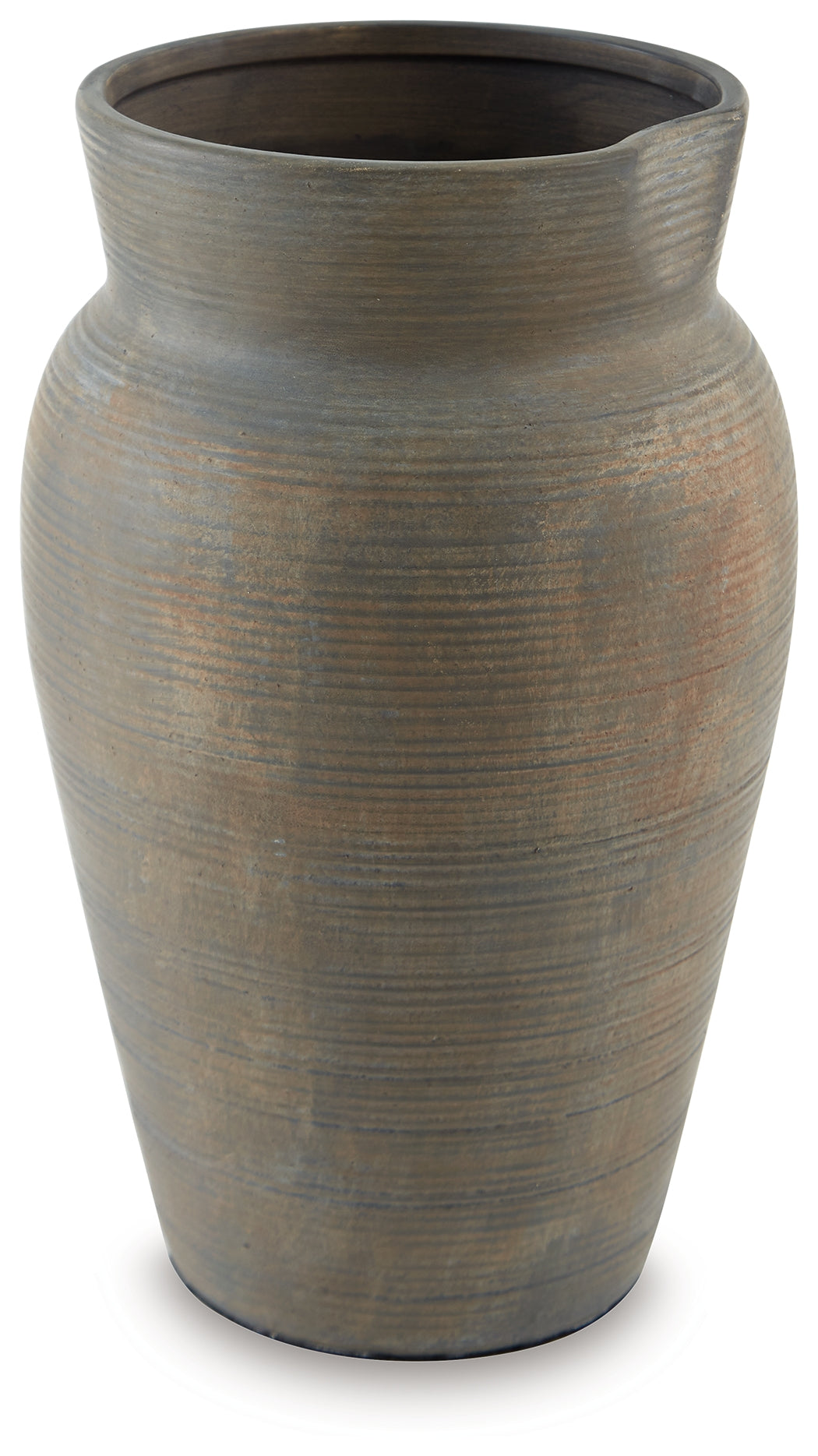 Brickmen Gray Vase (12" H)(Online Special Price) - Ornate Home