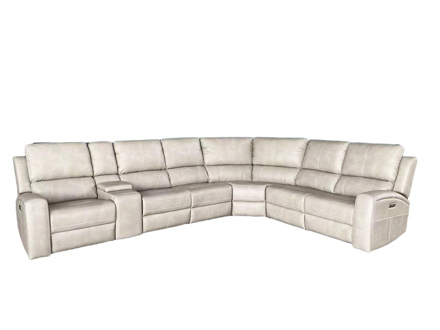 Brickston Grey Power Reclining Sectional - Ornate Home