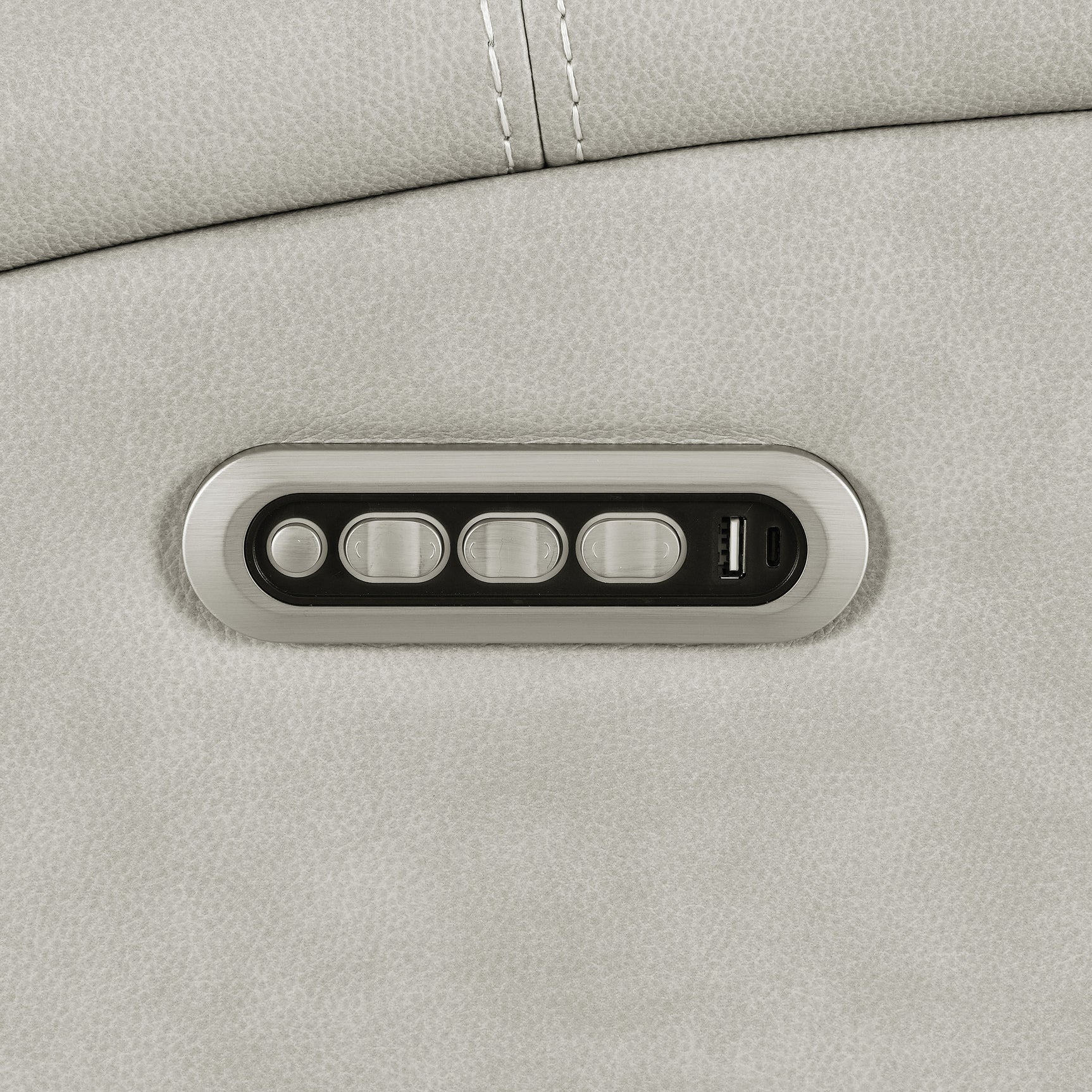 Brickston Grey Triple Power Swivel Glider Recliner - Ornate Home