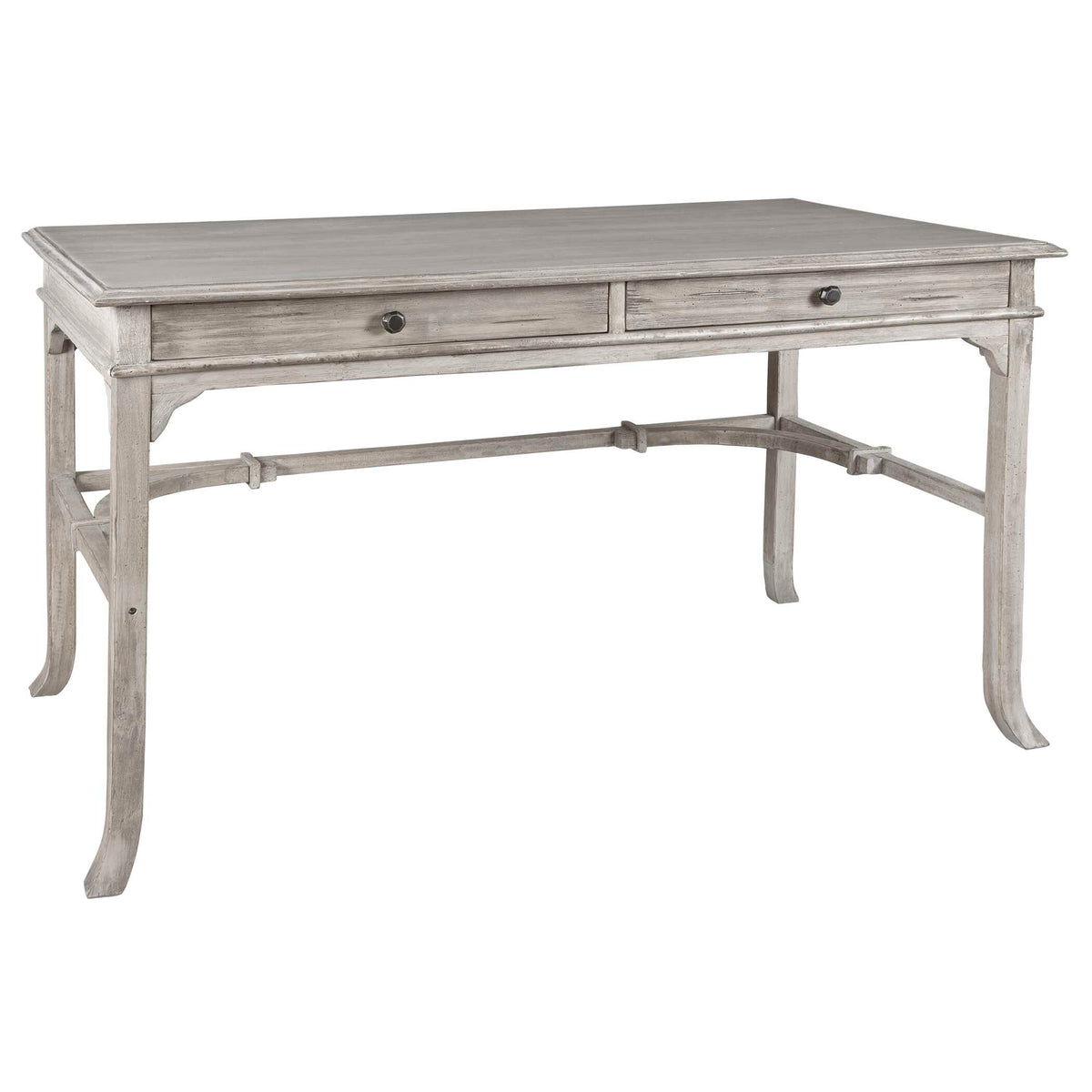 Bridgely White Aged Writing Desk - Ornate Home