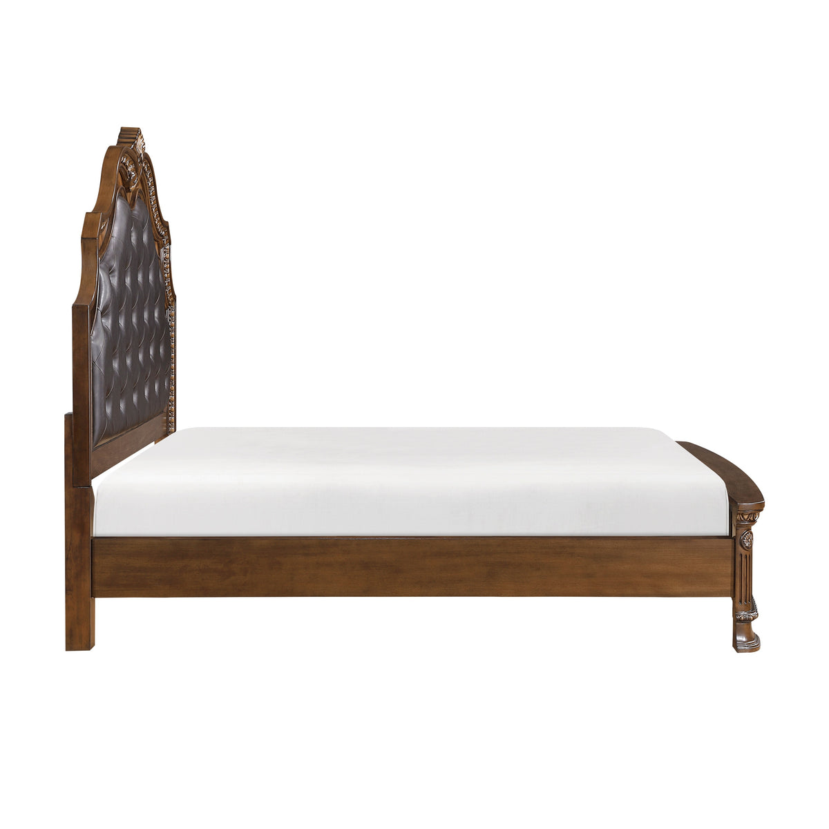 Bridgepoint Brown/Dark Brown 5-Piece Queen Bedroom Set - Ornate Home