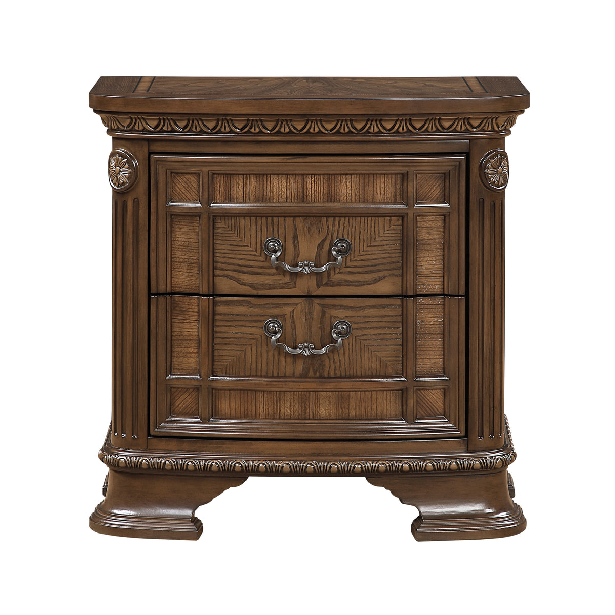 Bridgepoint Brown/Dark Brown 5-Piece Queen Bedroom Set - Ornate Home