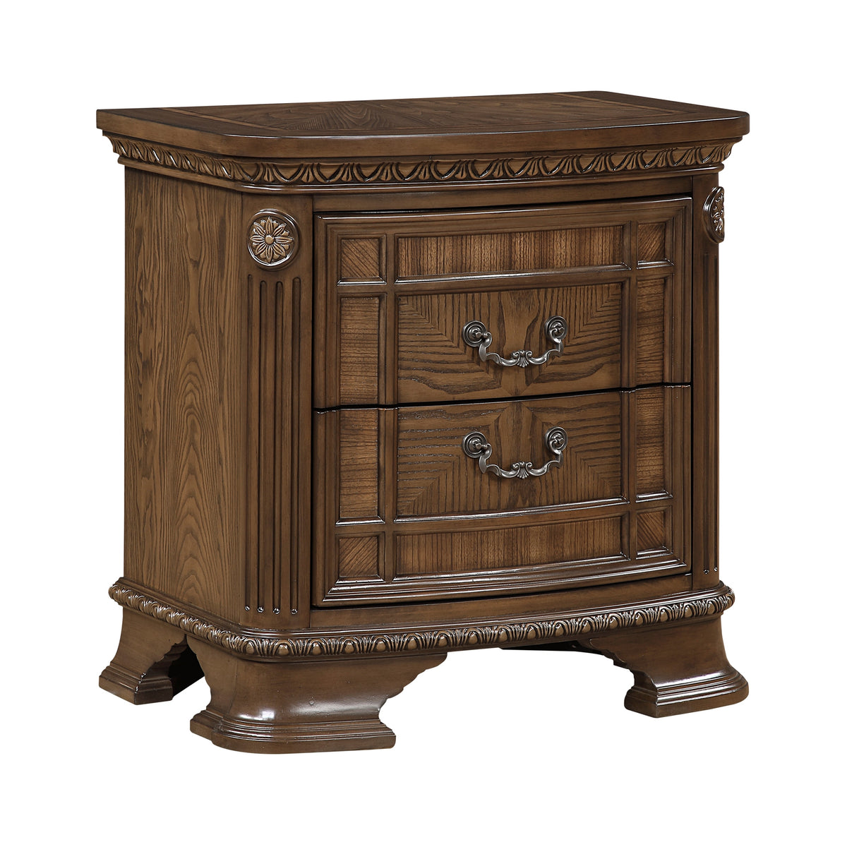 Bridgepoint Brown/Dark Brown 5-Piece Queen Bedroom Set - Ornate Home