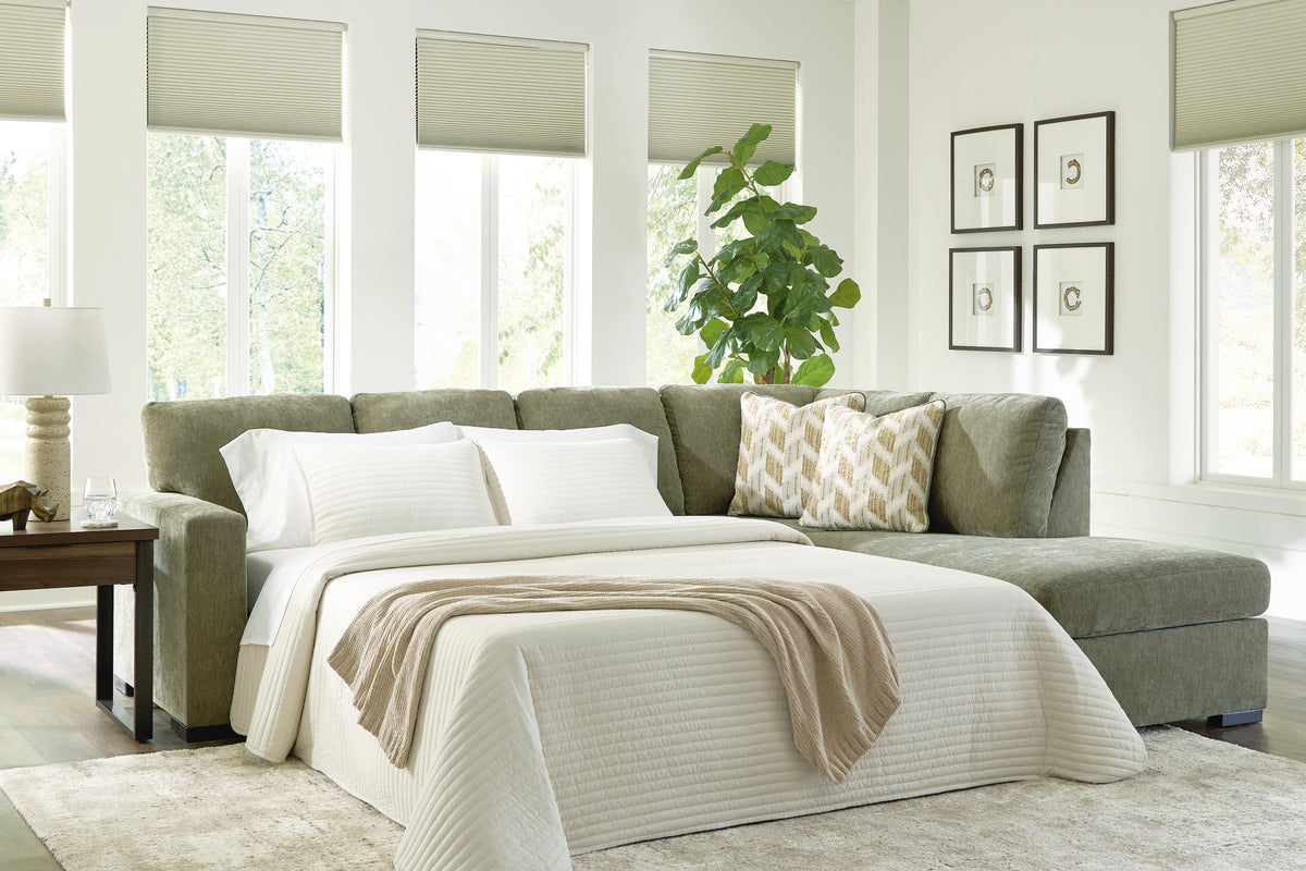 Bridgepoint Moss 2-Piece Sleeper Sectional with Right-Facing Chaise (Online Special Price) - Ornate Home