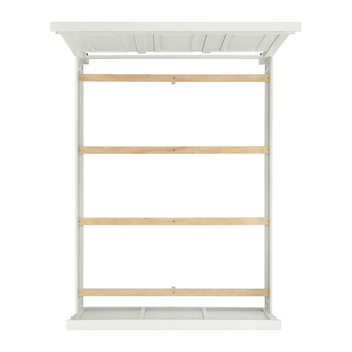 Bridgestone Antique White 3-Piece Queen Panel Bedroom Set - Ornate Home