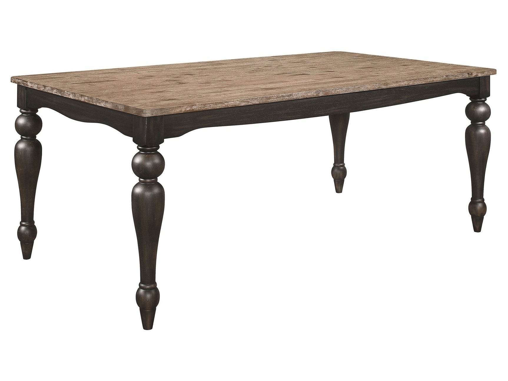 Bridget Brown Brushed Dining Room Table - Ornate Home